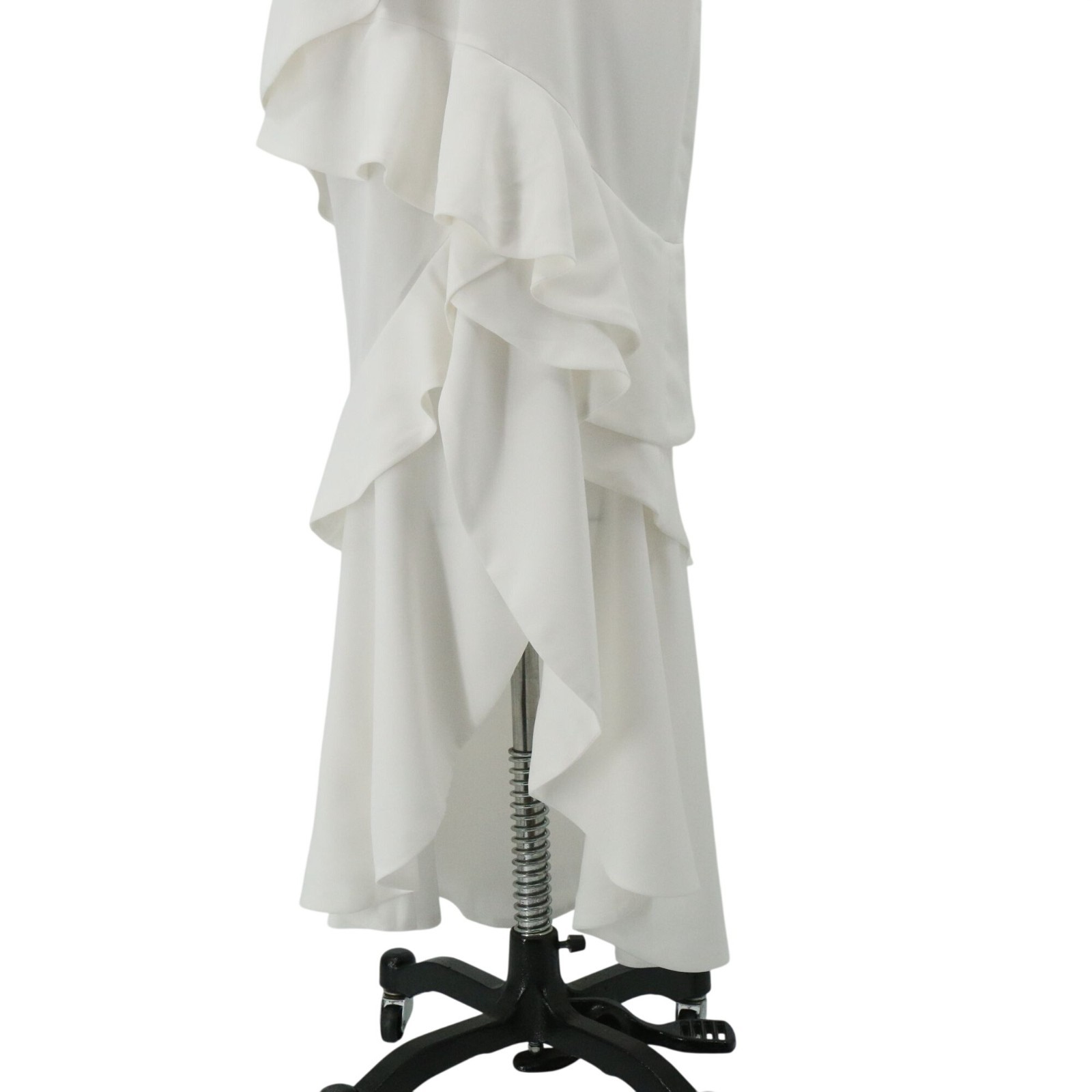 NWT Lovers and Friends This Is It Gown Strapless Tiered Ruffle Maxi Dress S