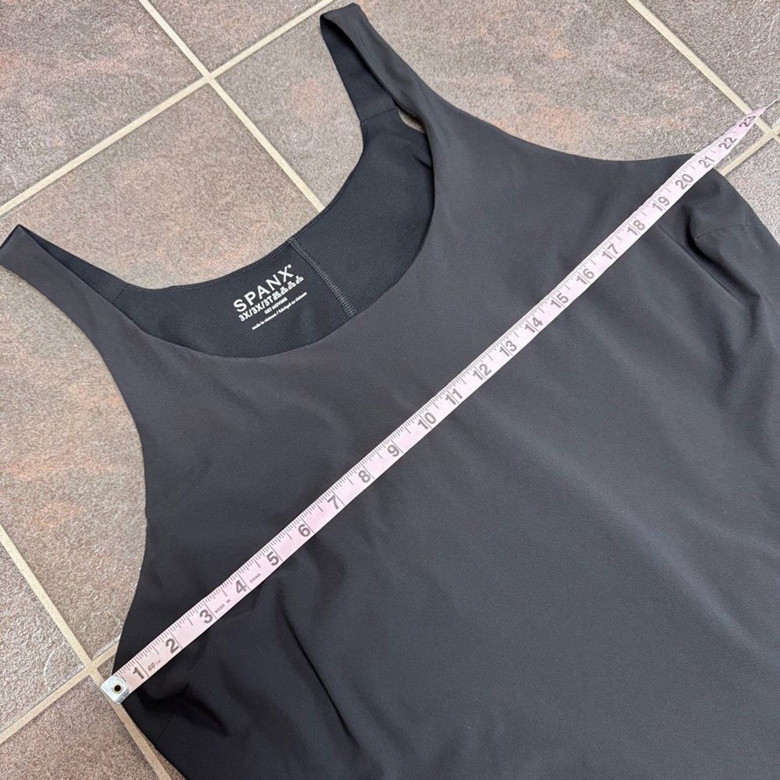 SPANX Yes, Pleats Tennis Exercise Dress Pleated Mini Very Black Plus Size 3X