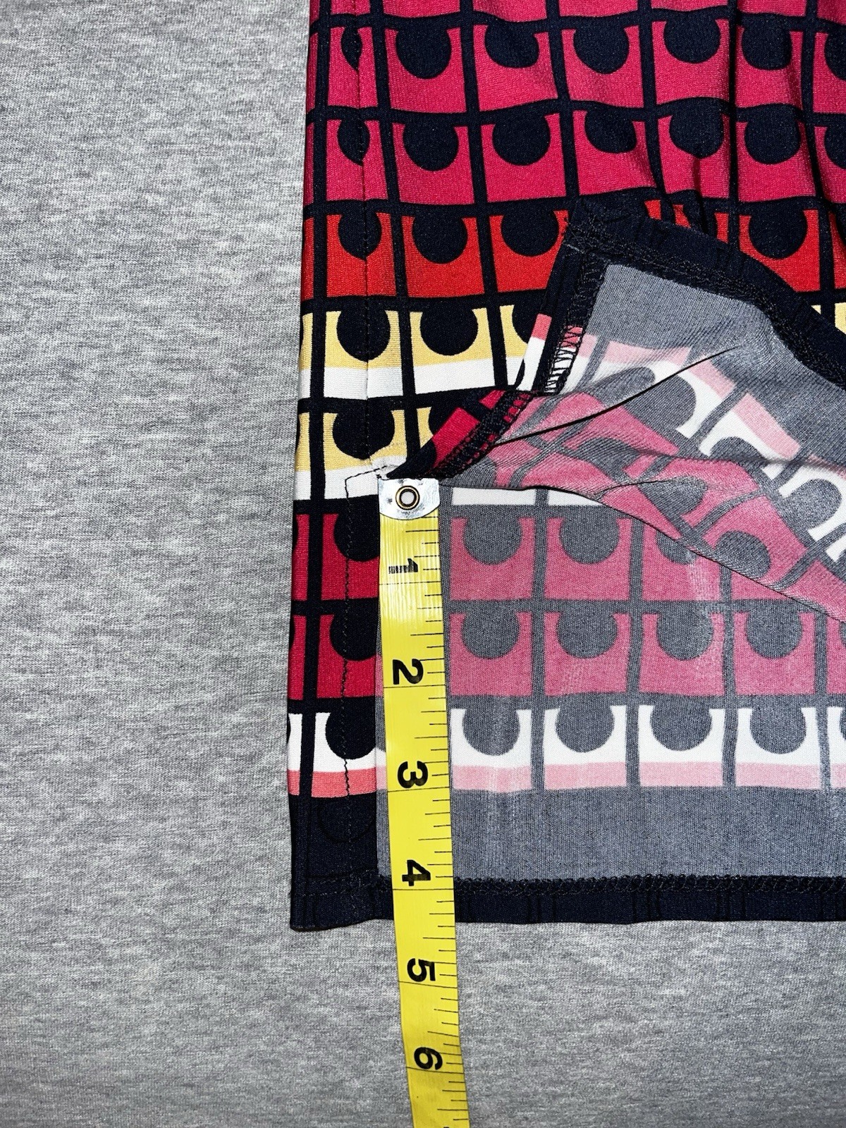 Laundry by Design Women’s Geometric Dots black white & red women’s dress Sz 10