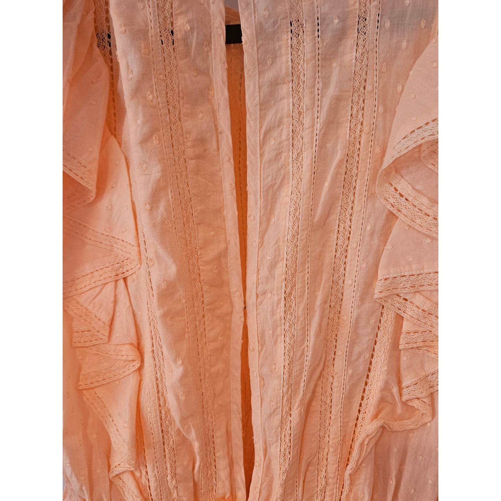 LoveShackFancy Natasha Heritage Dress peach blossom large