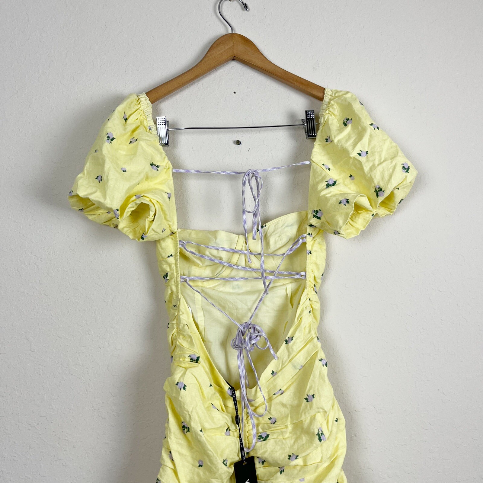 White Fox Boutique Sunset Dream Mini Dress Size Large