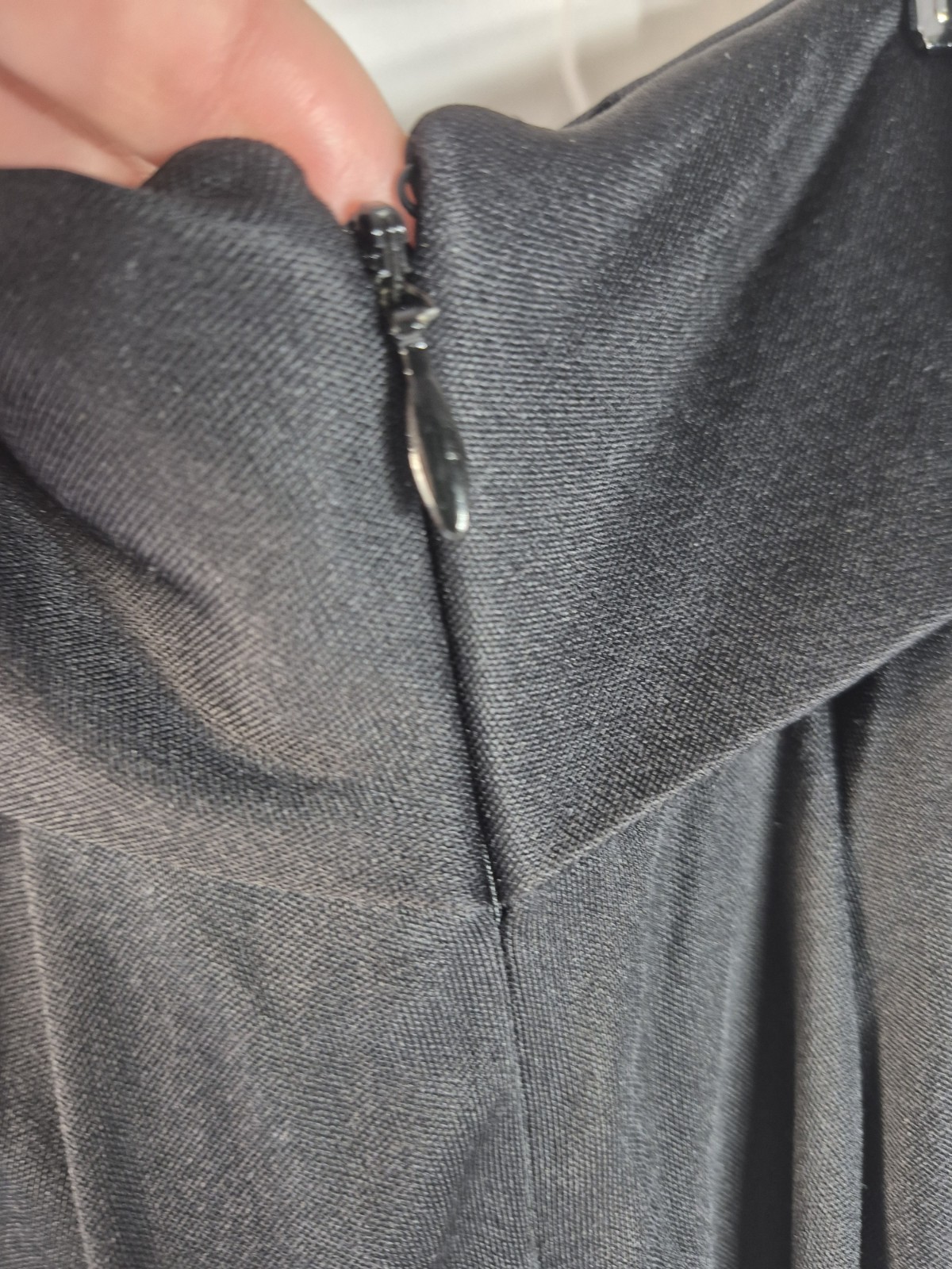 DSQUARED2 Black Draped Evening Gown Body Chain Amber Resin Cube Accents Size M..
