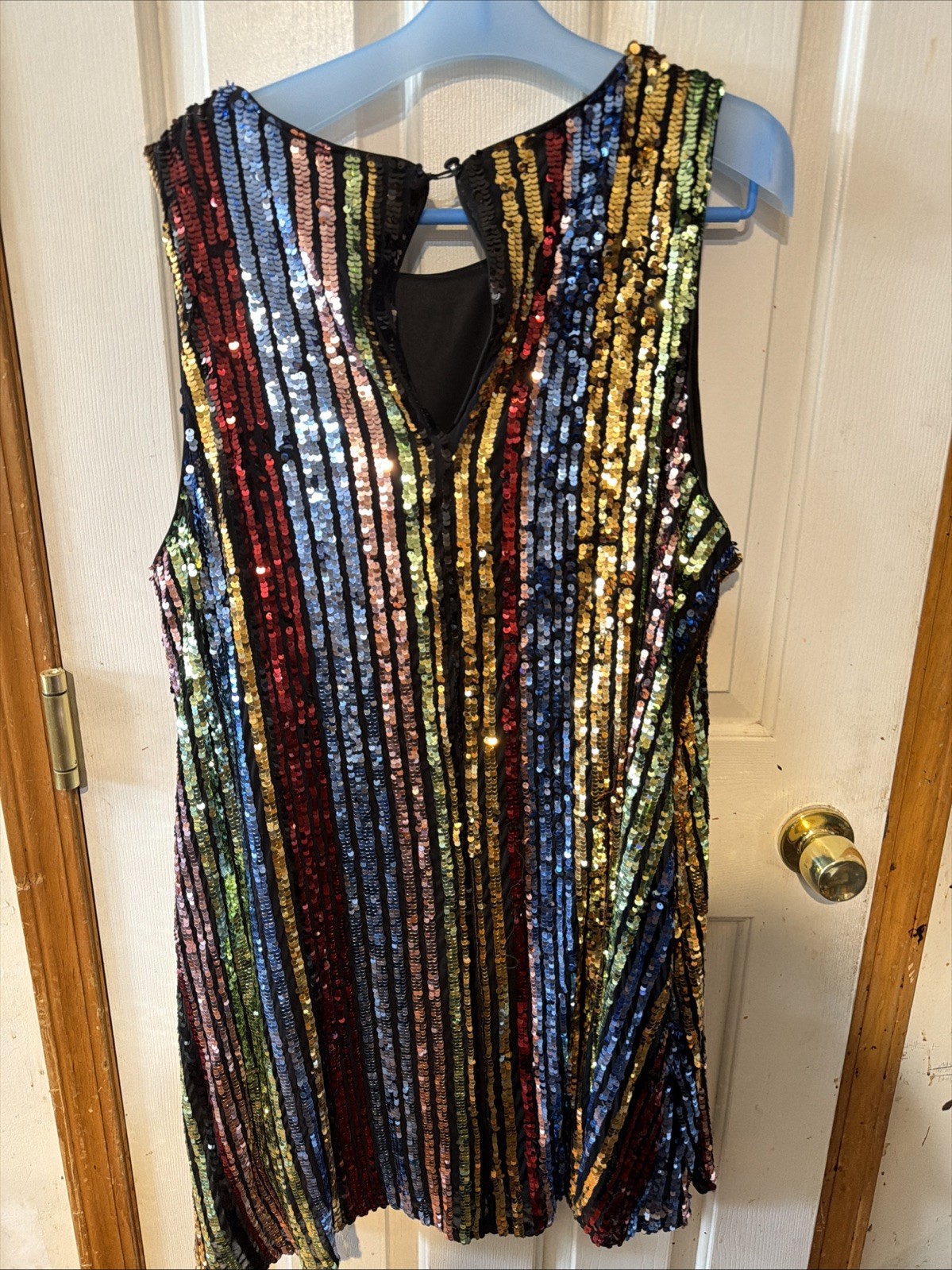 Torrid 3 3x xxxl PRIDE Multicolor Sequin mini Dress Beautiful black red gold