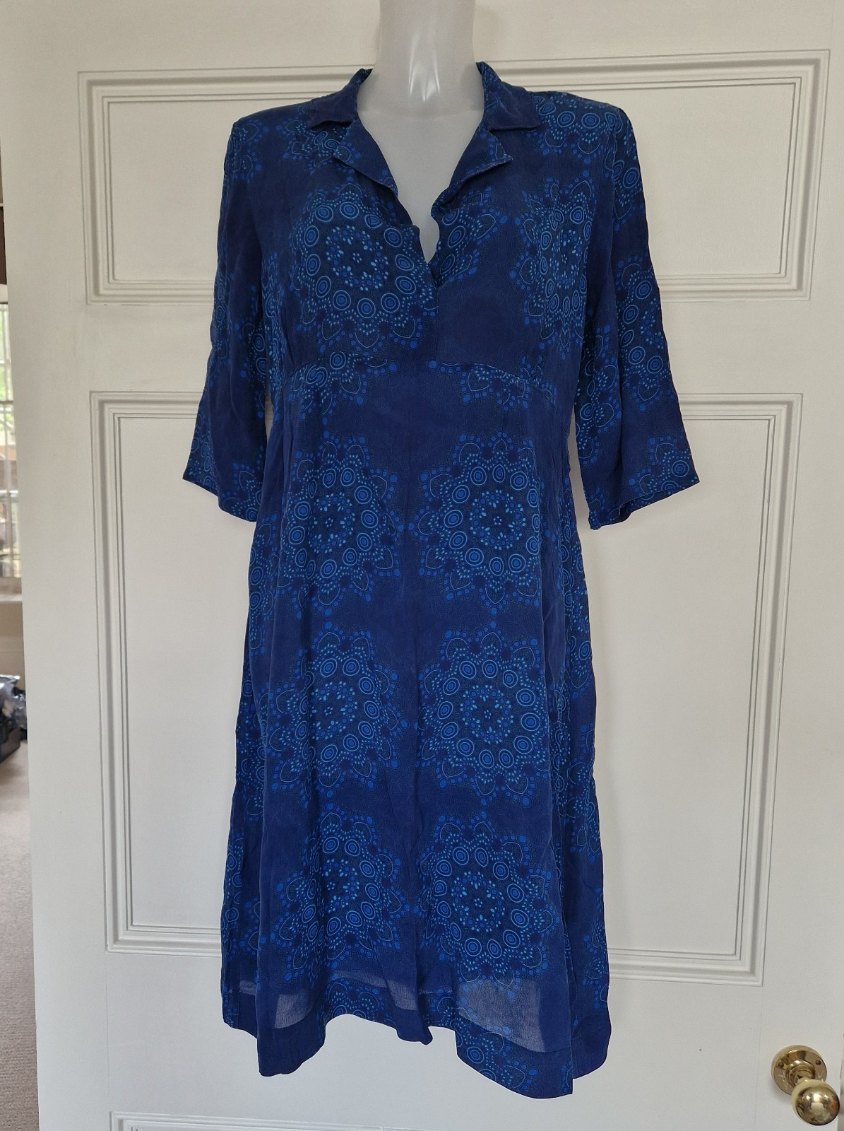 Oneseason Australia One Season Maldives blue Jazz dress Size S