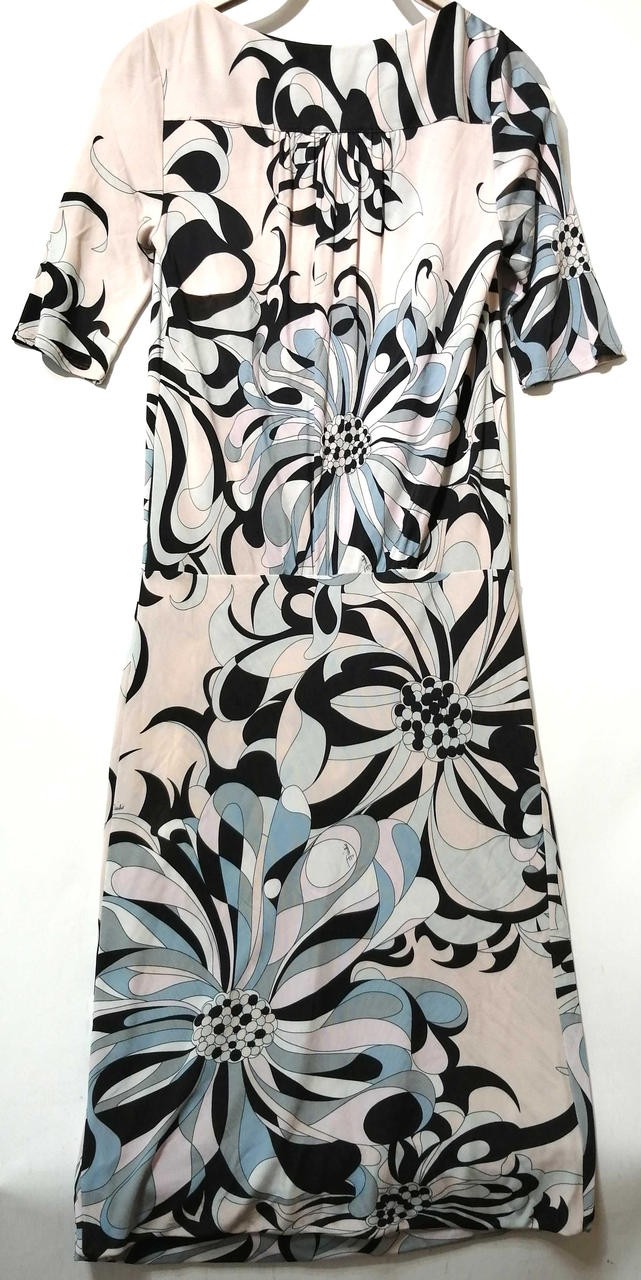 EMILIO PUCCI Short Sleeve Dress Length 39.3 inches Size 40