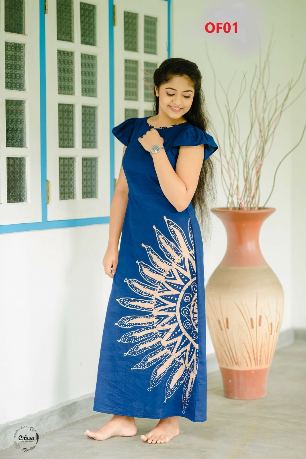 Olivia branded premium 100% cotton hand made, women batik clothes, Sri Lanka