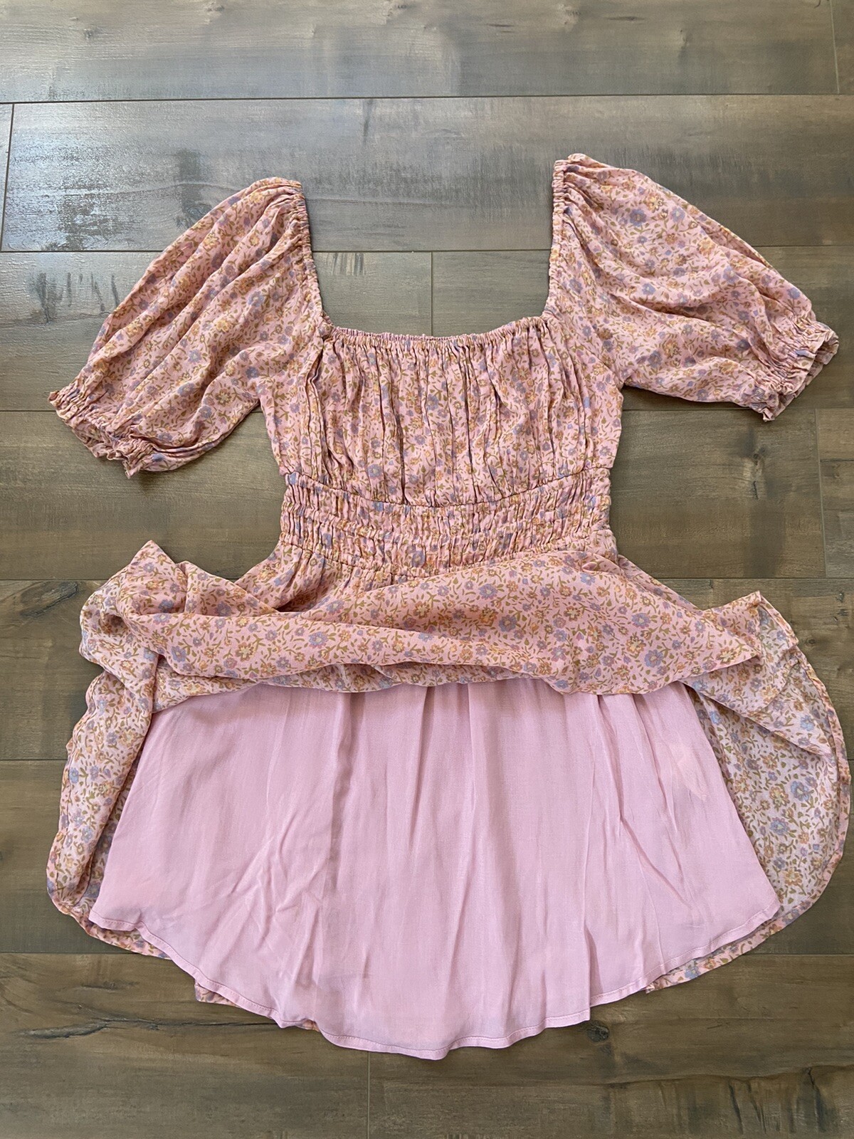 NWT Small Spell & the Gypsy Rae Mini Dress Pink Floral Revolve