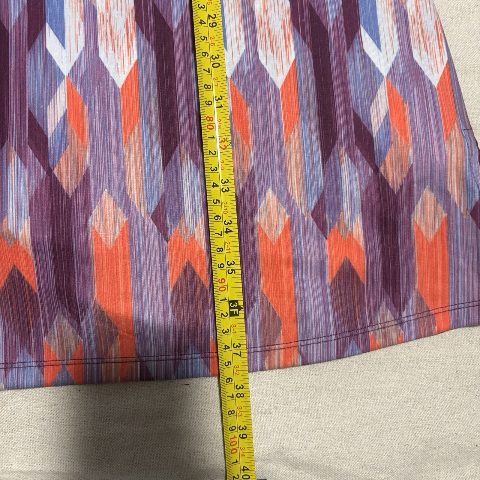 Prana Calico Athletic Dress Grapevine Gemstone Open Back Shelf Bra Pocket Size L