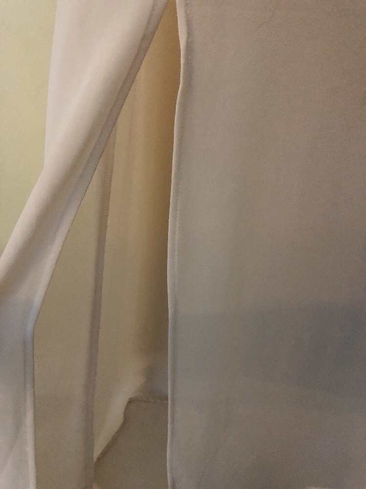 FLYING TOMATO Cream Full Length Maxi Dress Ivory Floral Sz S NEW