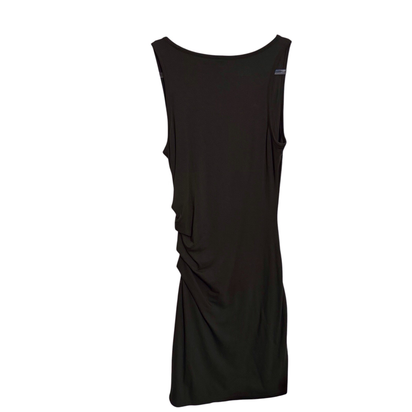 Athleta Size Small Olive Green Della Tank Dress Ruched Lounge Casual Stretch