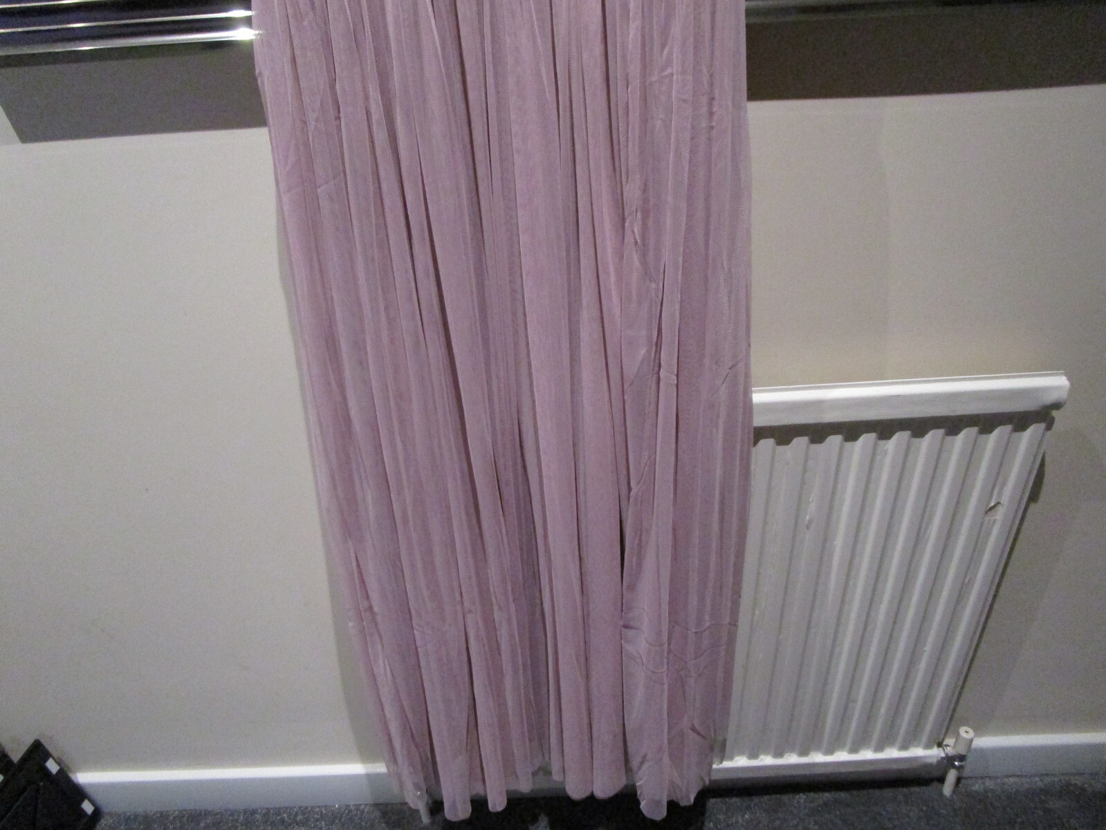 BEAUUT PLUS BRIDESMAID LAYERED TULLE MAXI DRESS IN FROSTED PINK SIZE 20 – NEW