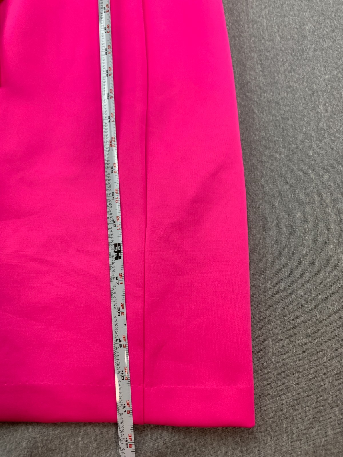 Willow Glenn High Neck Ruffle Dress Womens 4 Hot Pink Sleeveless A-Line Stretch