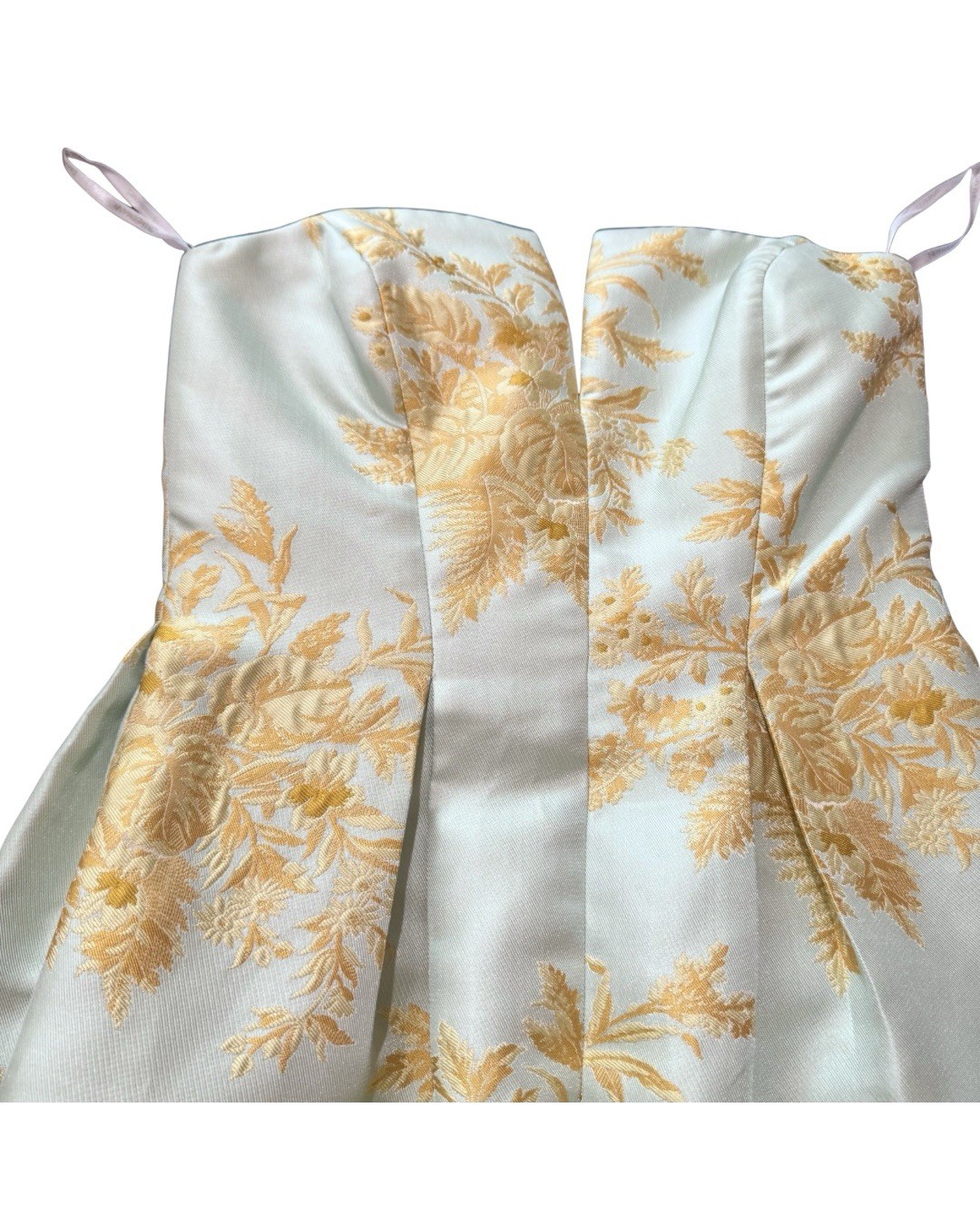 Zimmermann Valiant Inverted Brocade | Mint & Yellow | Size 0