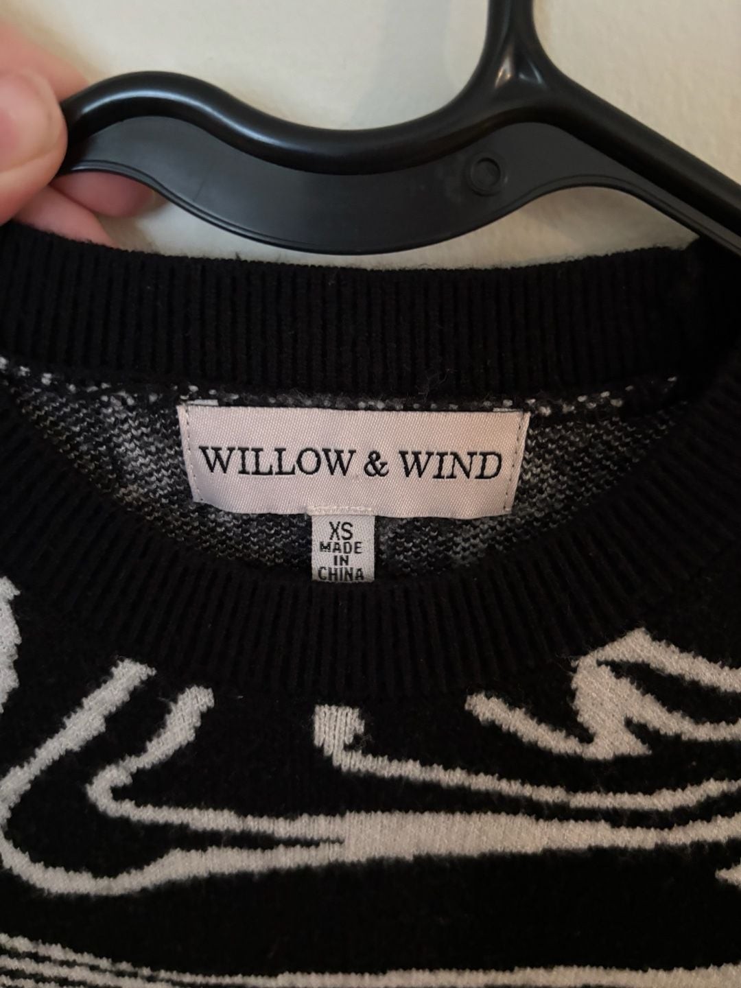 Willow & Wind Sleeveless Abstract Swirl Print Knit Bodycon Dress