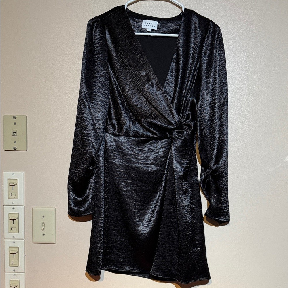 Tanya Taylor Shimmering Black Fabric