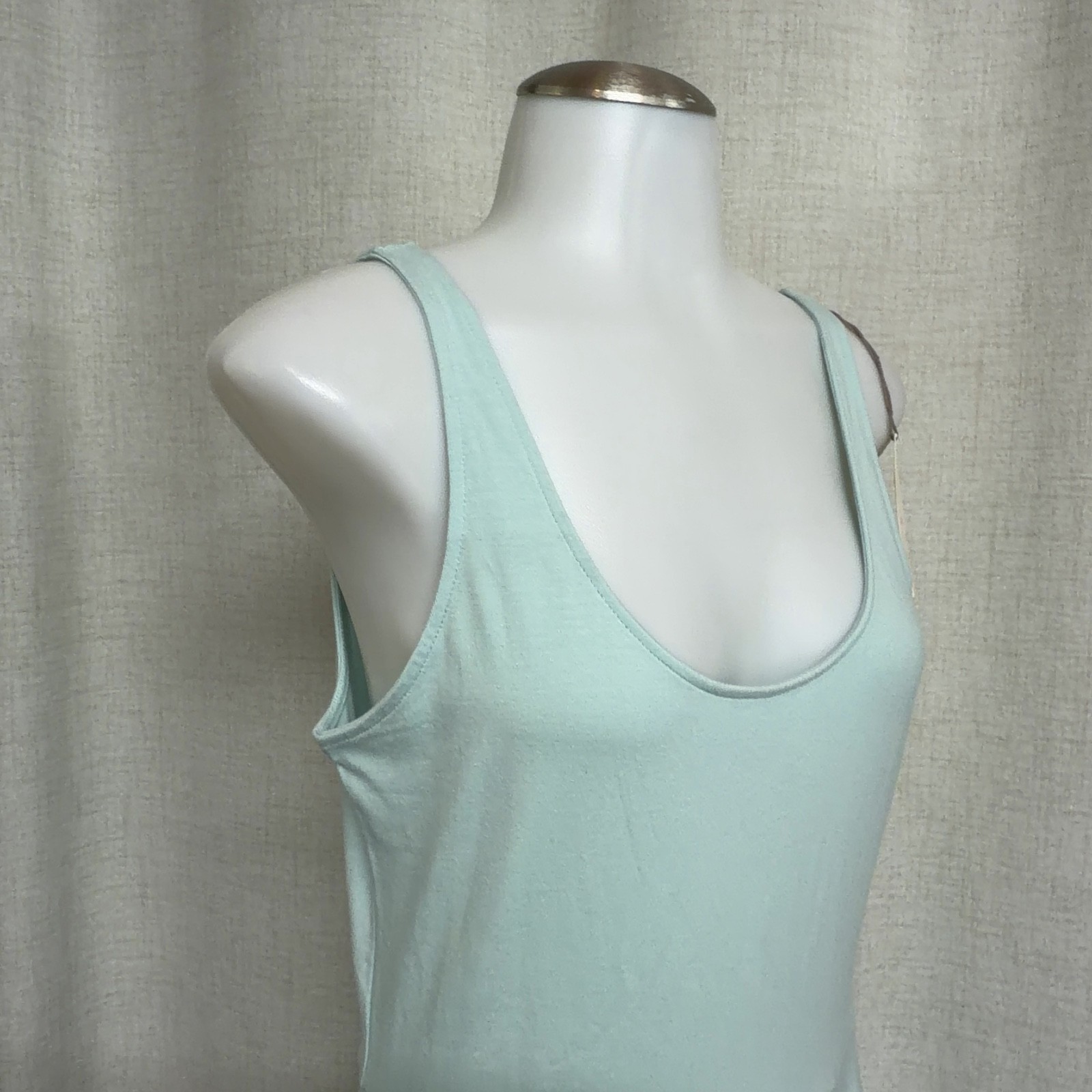 UNIVERSAL THREAD Mint Green Sleeveless Midi Dress Jersey Knit Tank Sz S HW