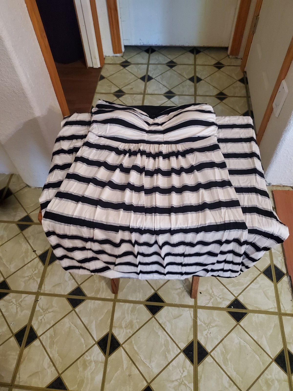 Remain Birger Christensen Dress Women’s Sz S Ivory Black Slater Stripe nwt