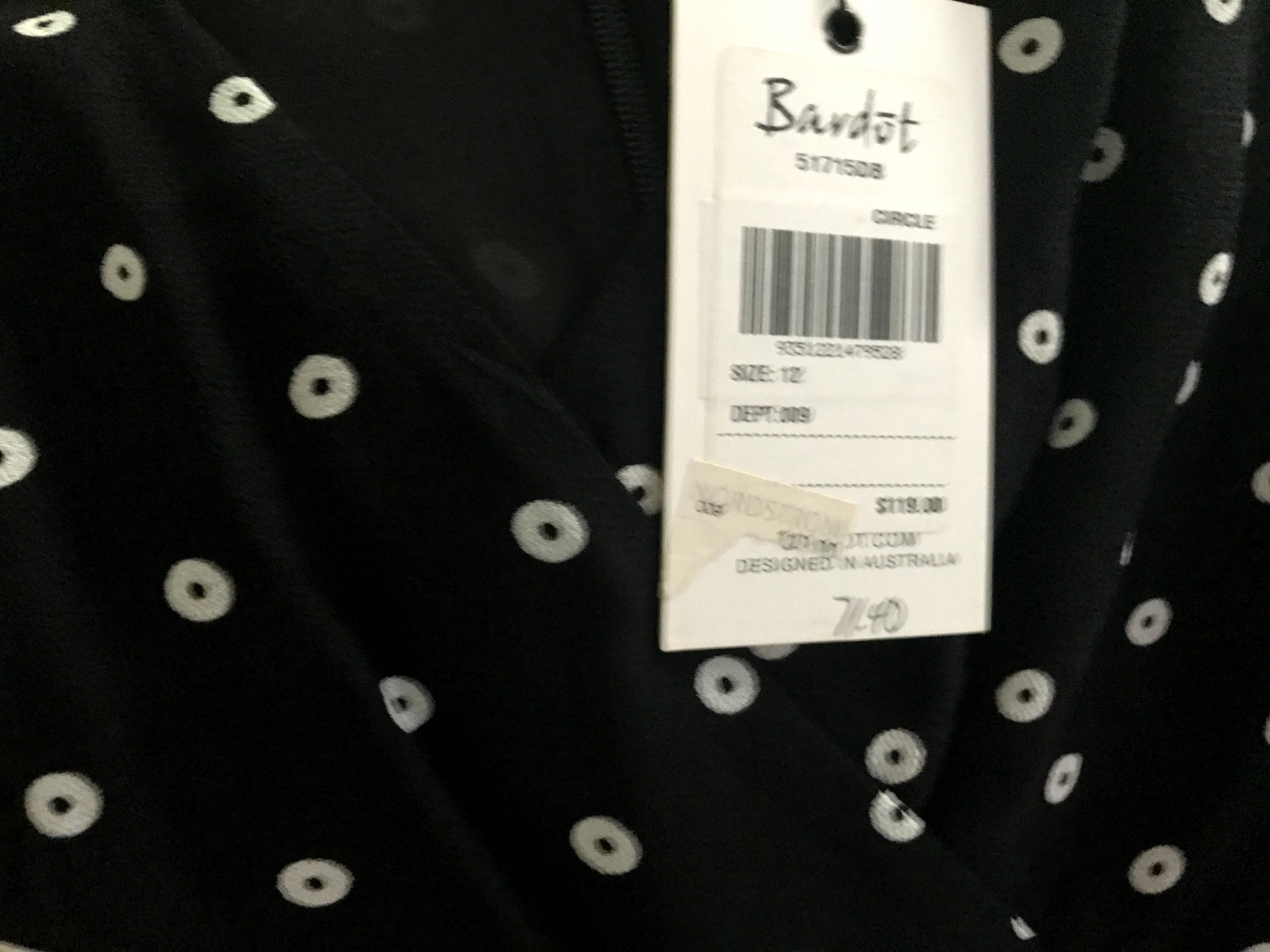 Bardot maxi dress for summer size 12 circle