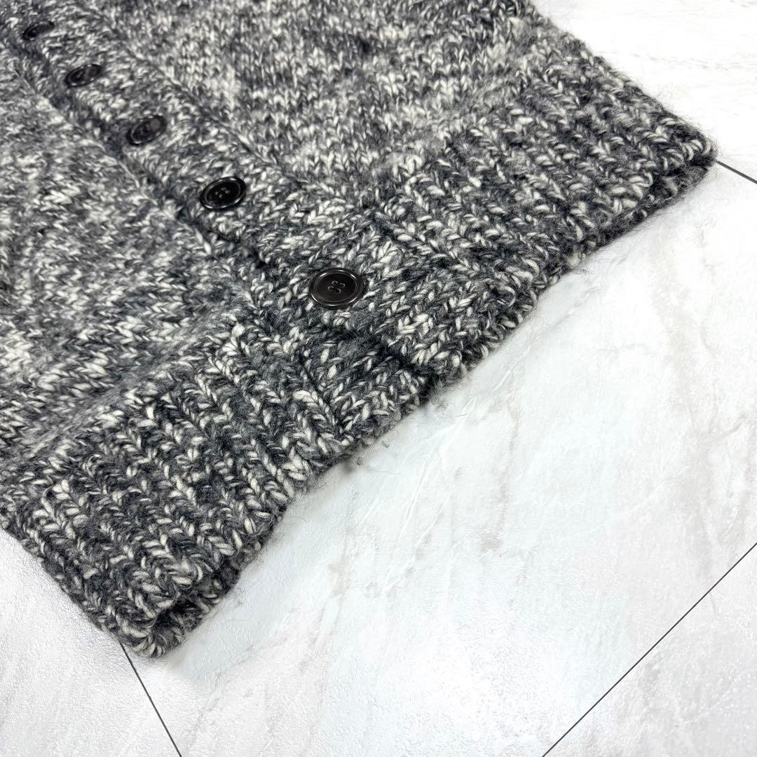 USED JUNYA WATANABE COMME DES GARCONS ASYMMETRICAL MOHAIR KNIT DRESS VEST SIZE
