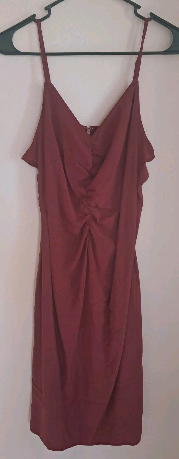 Nine West Dress Womens Large Adjustable Straps Zipper (M)