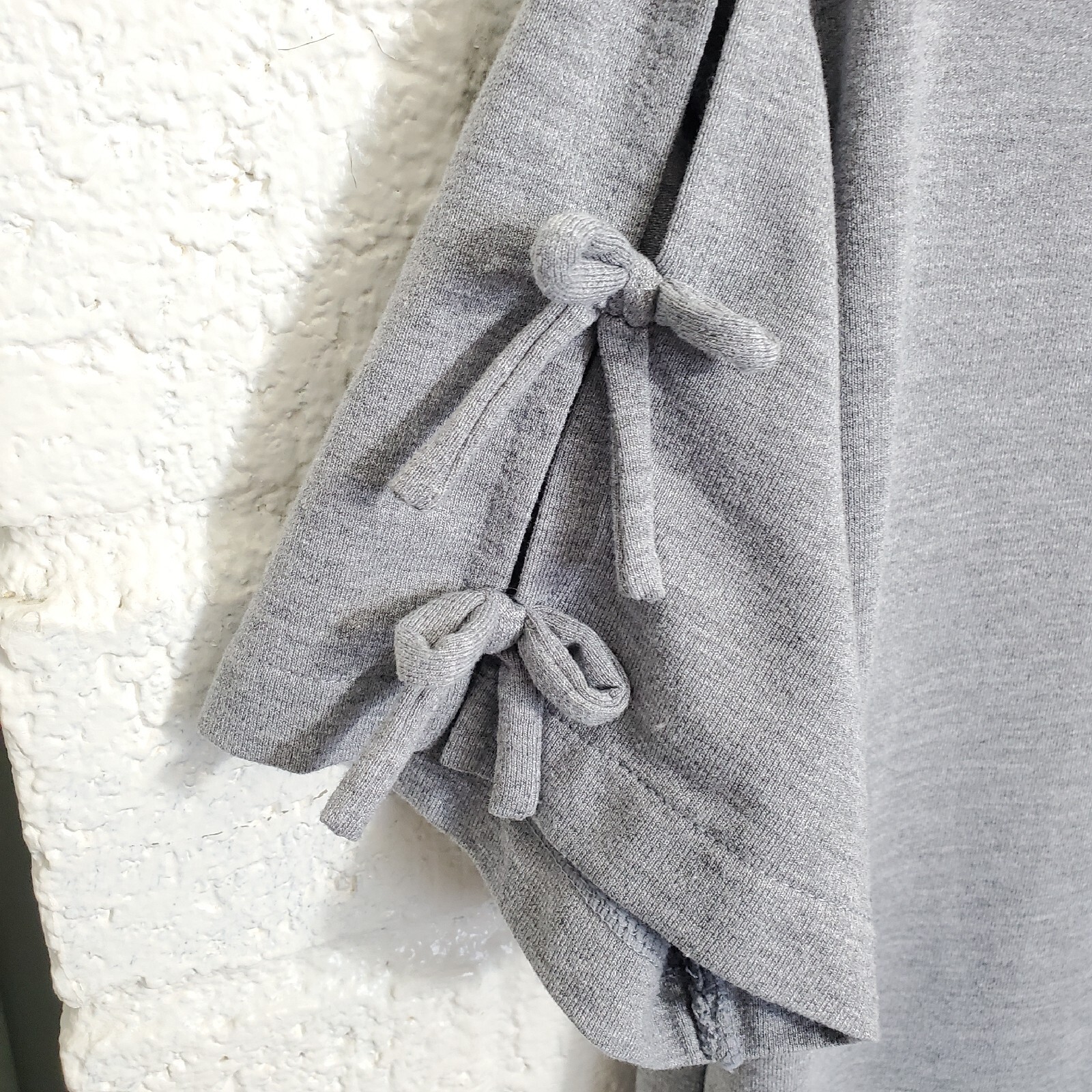 Fabletics Yani Mini Dress Size Medium Heathered Gray Jersey Knit Athleisure