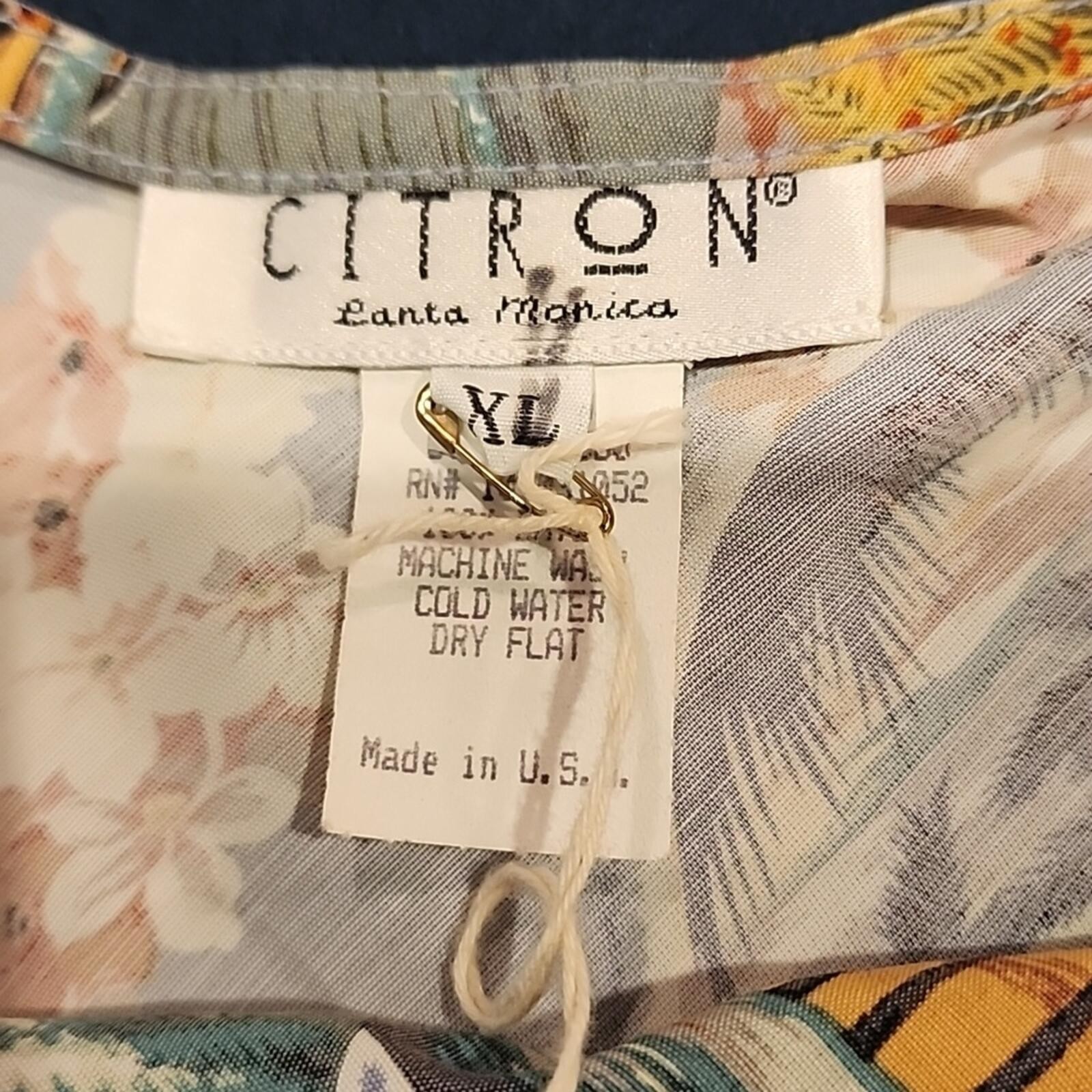 🔥CITRON🔥 Santa Monica Vintage Extremely Rare Find Bias Maxi Dress XL