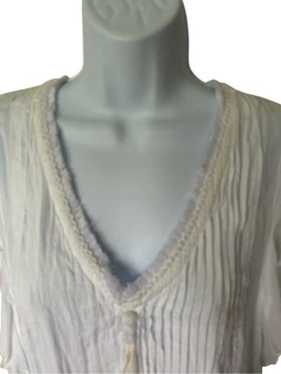 Poupette St Barth Sasha Mini Dress White $350. Excellent Resort Collection XS