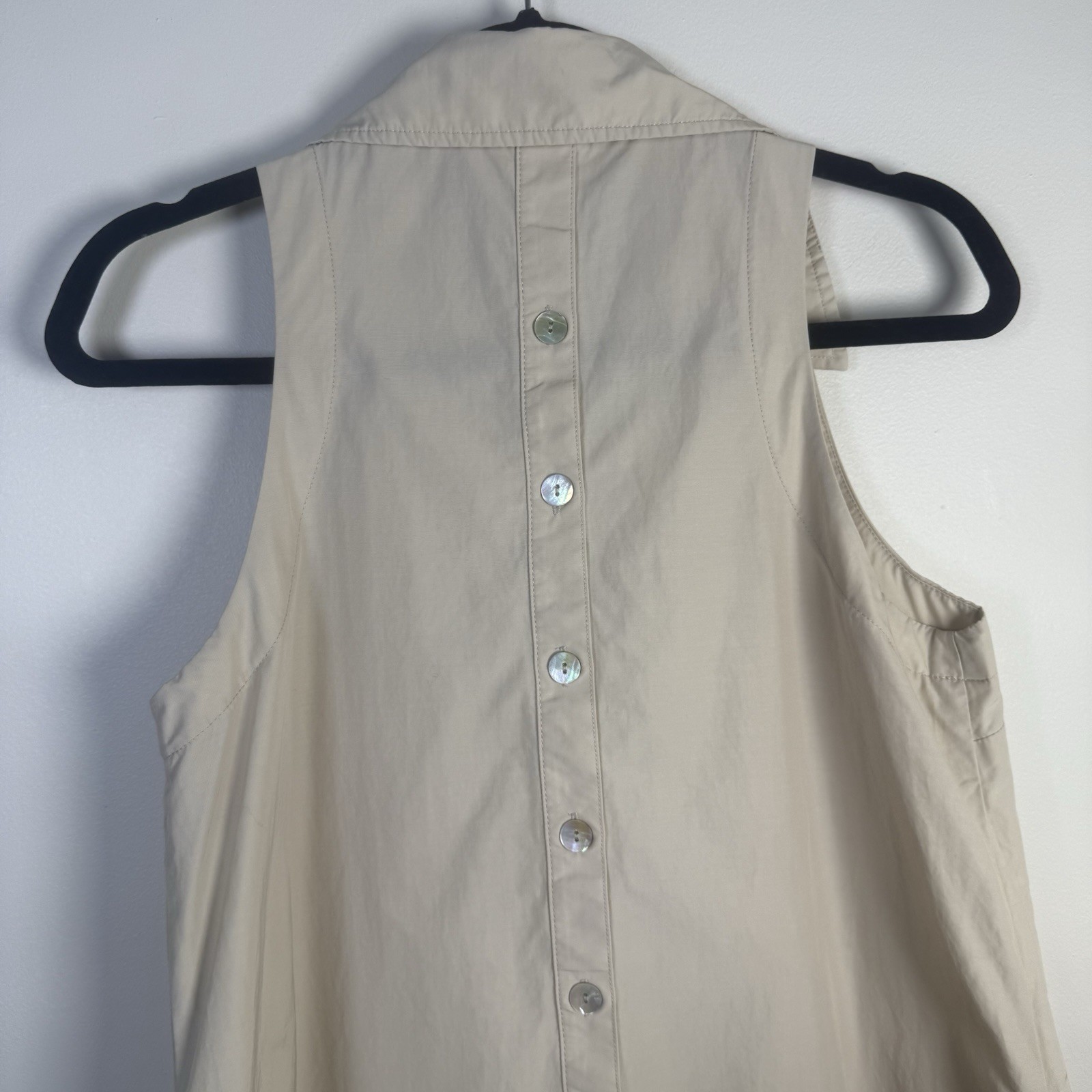Finley Sleeveless Audio Techno Blend Parachute Sand Swing Dress Size Medium