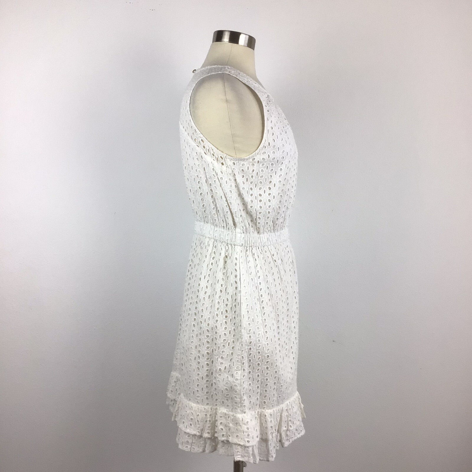 Womens Peter Som For Design Nation Size 8 White Eyelet Dress Sorority