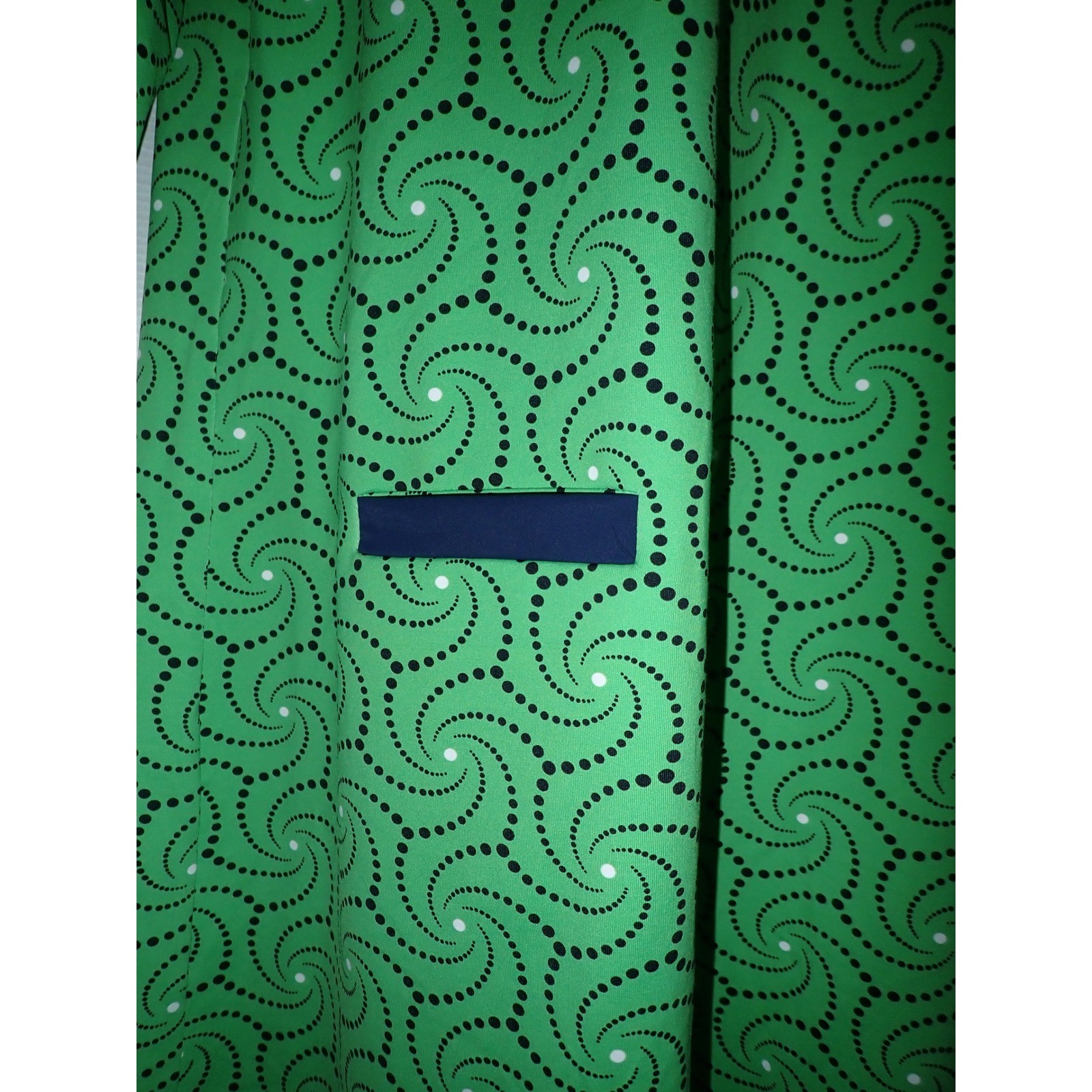 MELLY M Boatneck Cayman Shift Dress Green Blue Career Office Women’s M