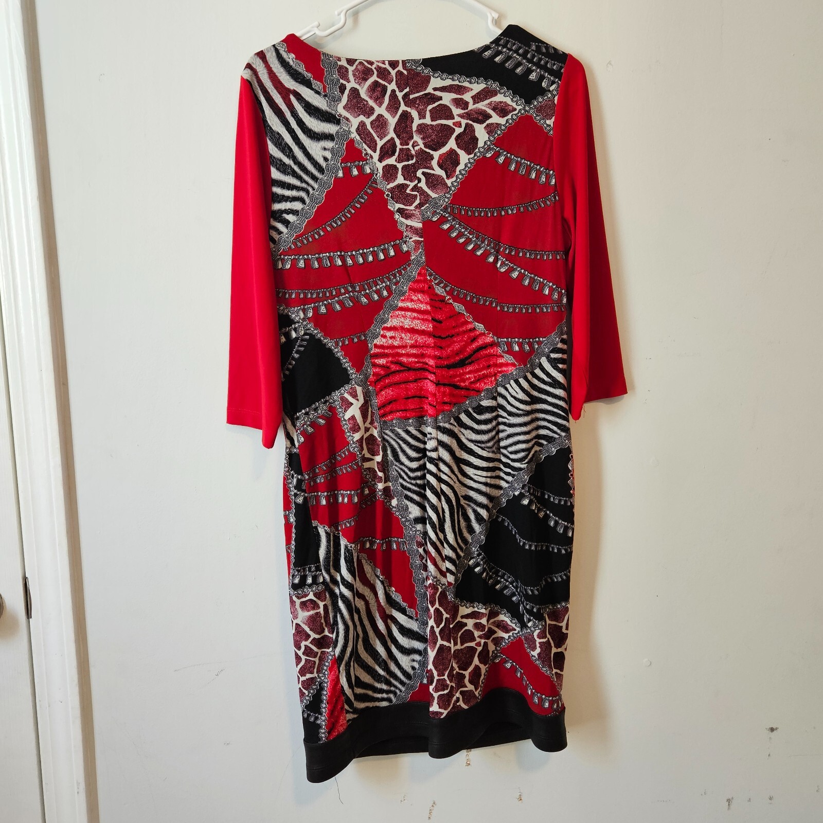 Picadilly Dress Stretch Multicolor Faux Leather Medium