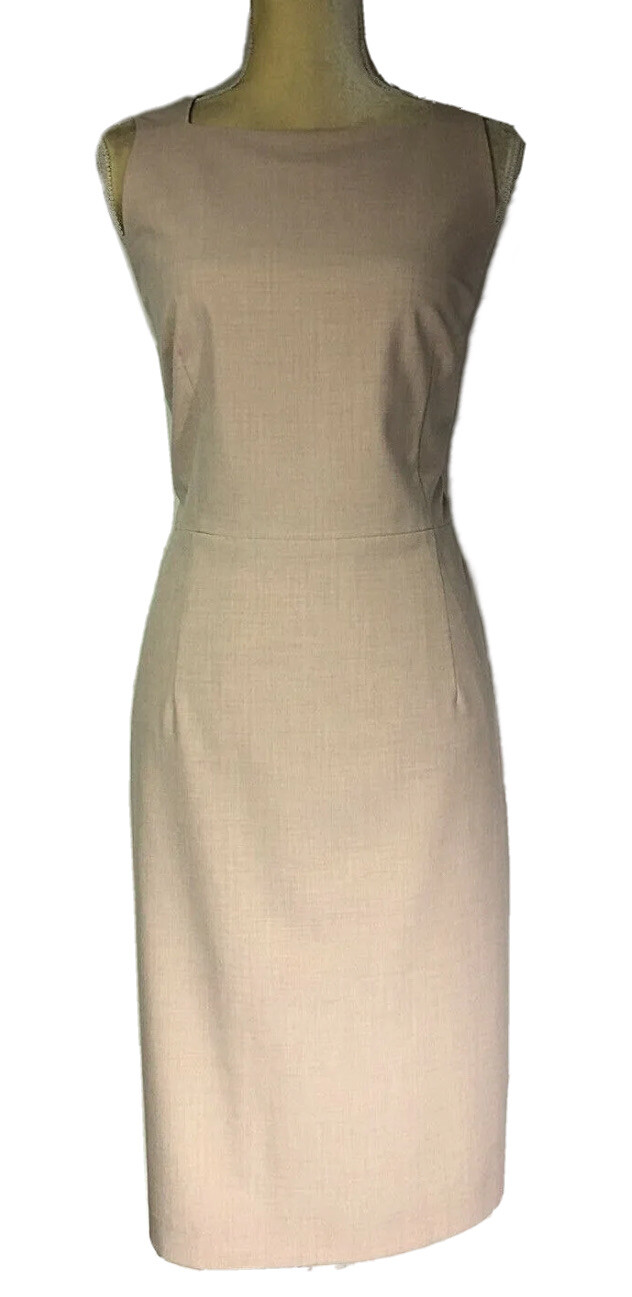 Alex Marie Dress Sheath 8 Midi Sleeveless Stretchy Modest Pink New