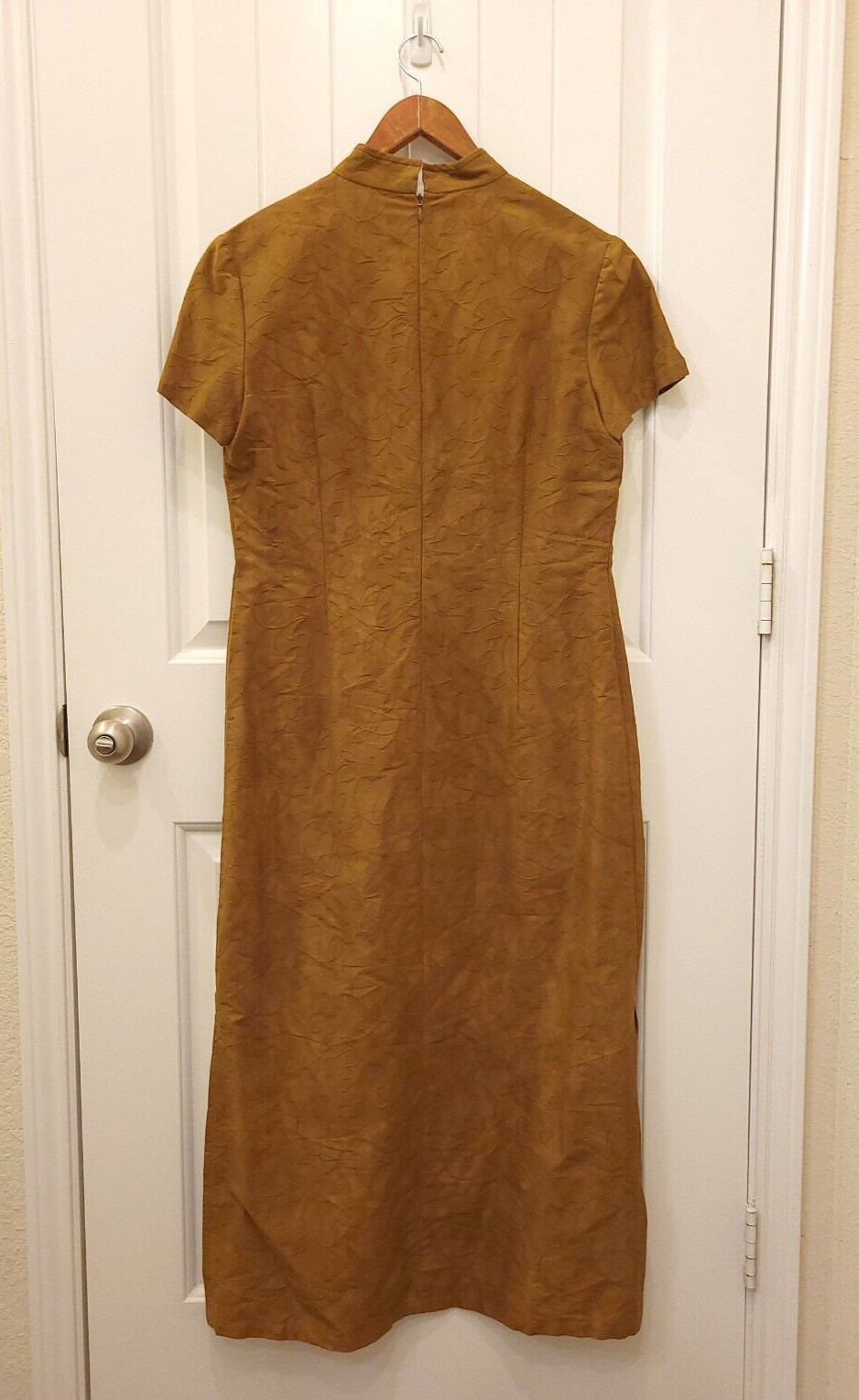 RARE vintage 80s high quality Qipao dress V neck Chinese Cheongsam Cosplay