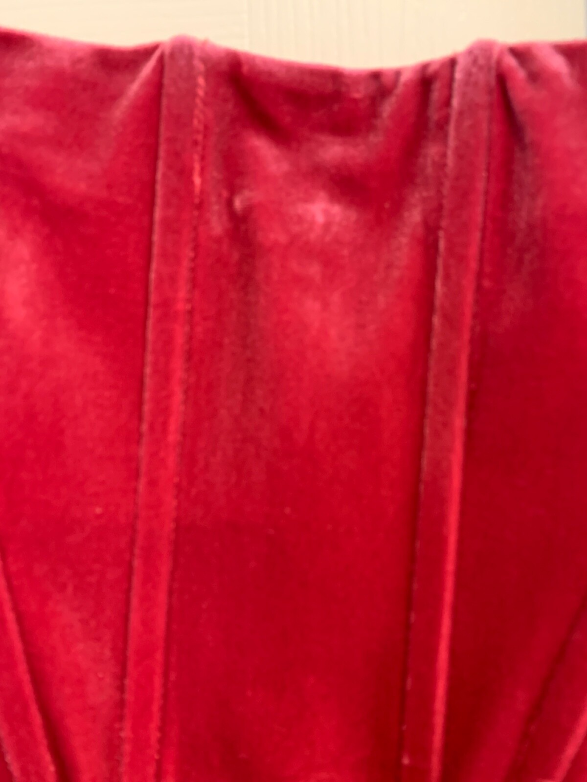 Lulu’s Glamorous Celebration Sz S hot pink velvet tulip dress, NWT, strapless