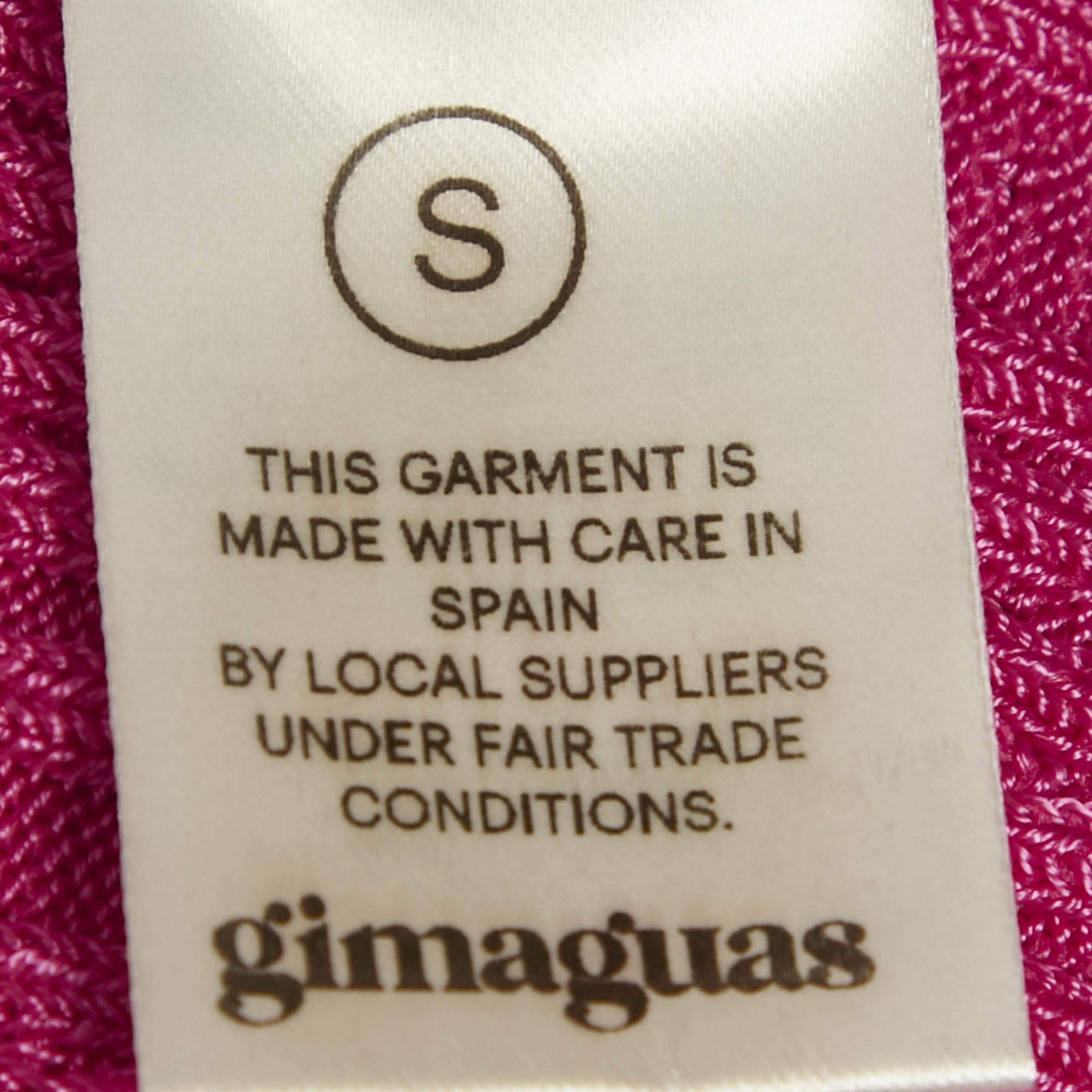 Gimaguas Pink Patterned Knit Sleeveless Mini Dress S