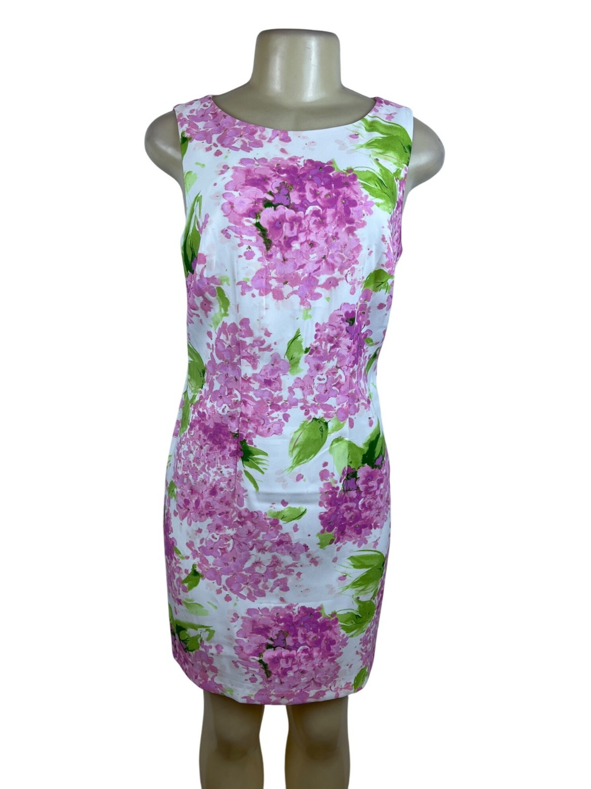 Alyx Womens Floral Print Dress Sleeveless Bright Pink & Green Size 2 – New
