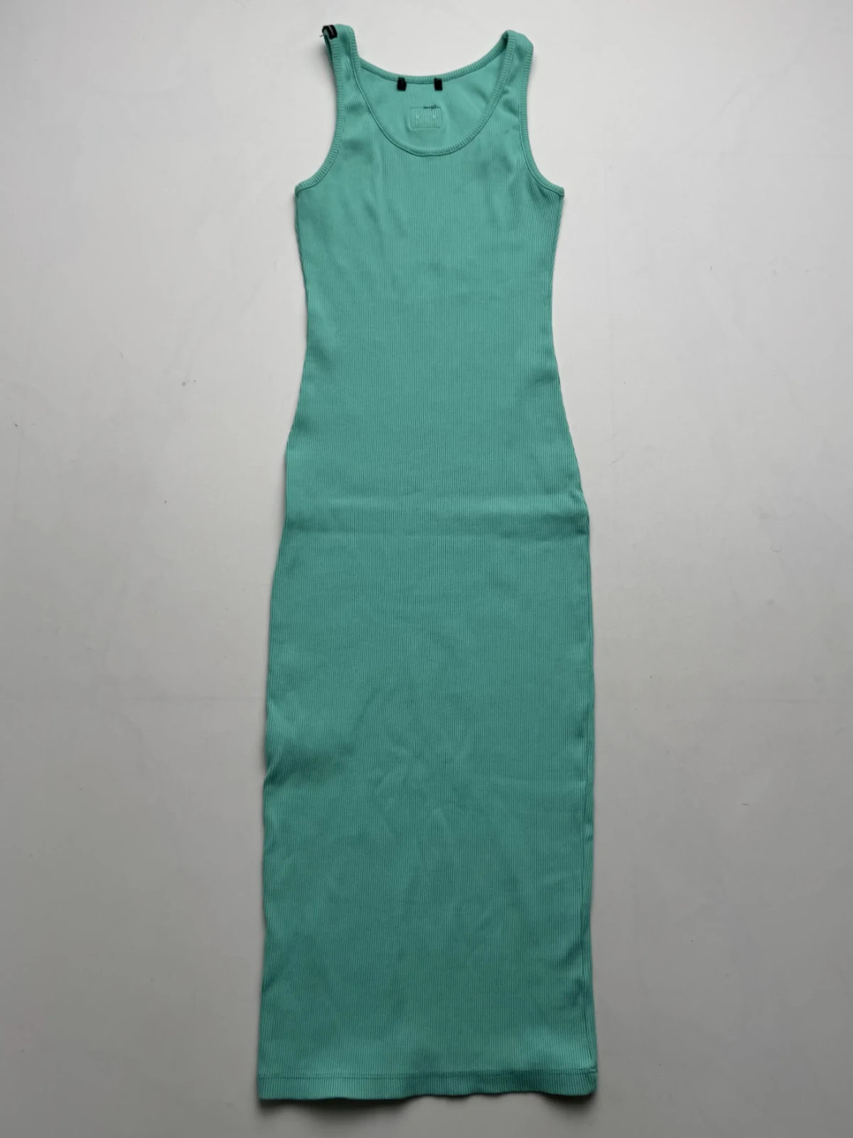 Vintage Dolce & Gabbana Mint Green Ribbed Tank Dress Bodycon Women’s Size XS