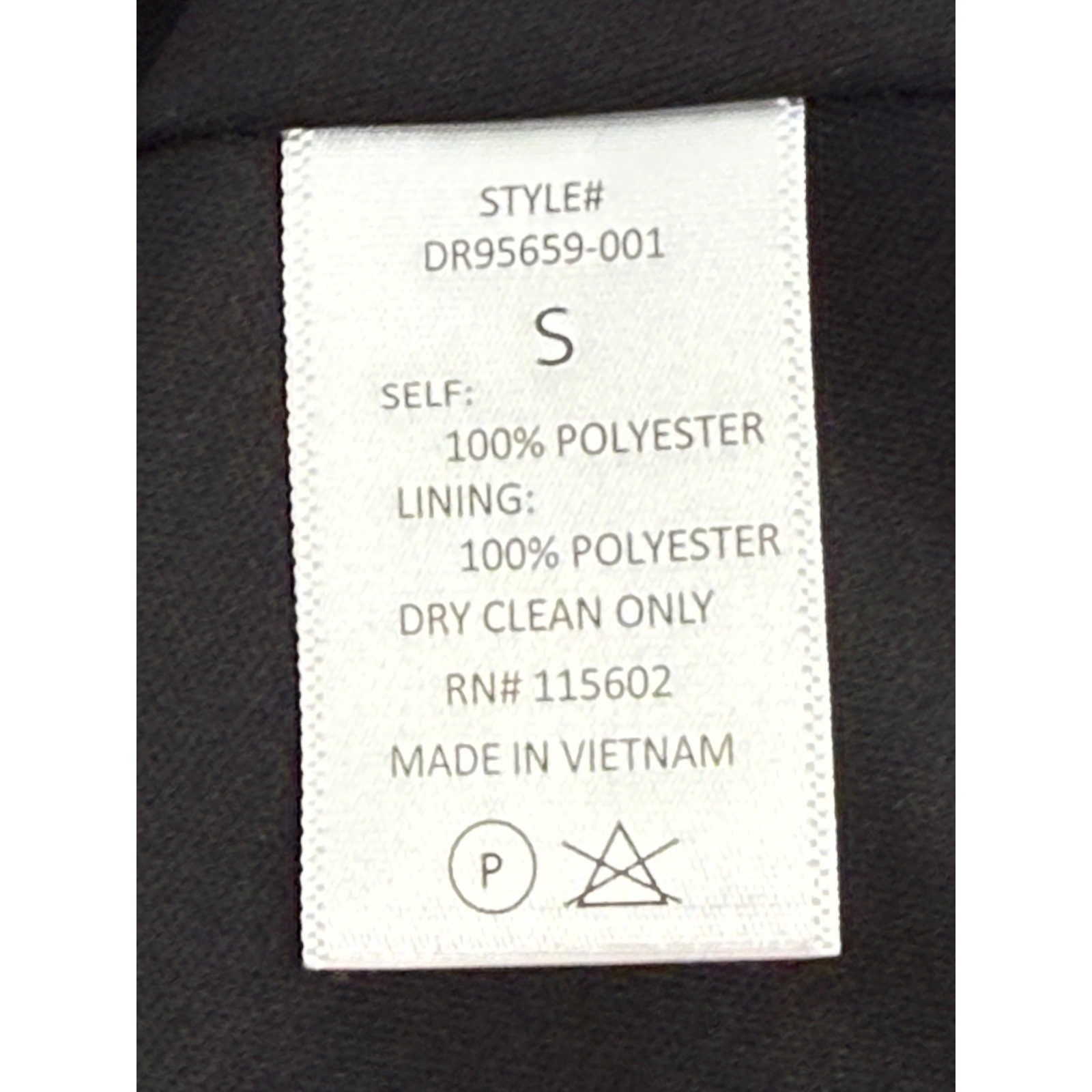 All in Favor Black Dotted Wrap Ruffle Hem Mini Dress Size S