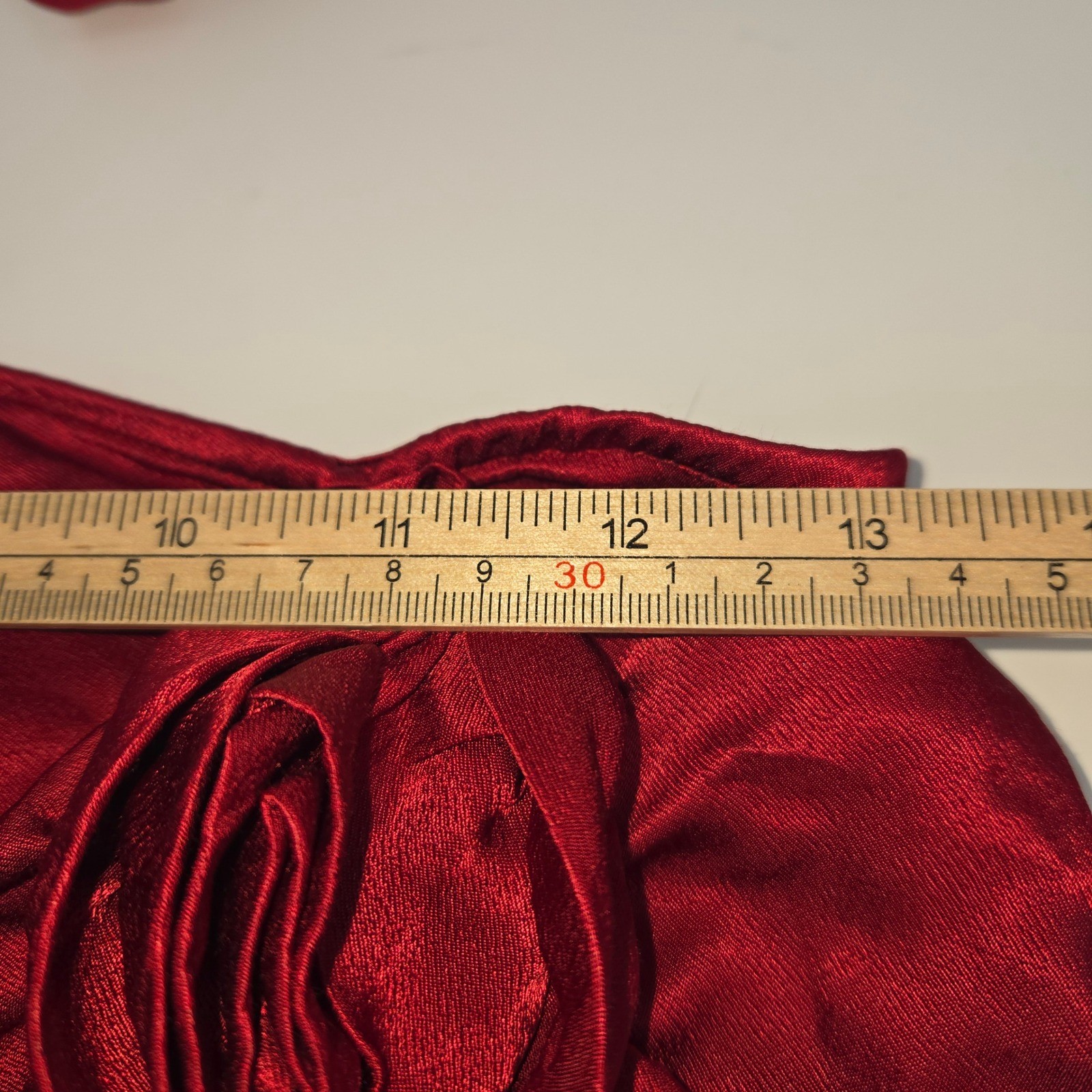 For Love & Lemons Rosette One Shoulder Mini Dress Women Size S Red Cutout Party