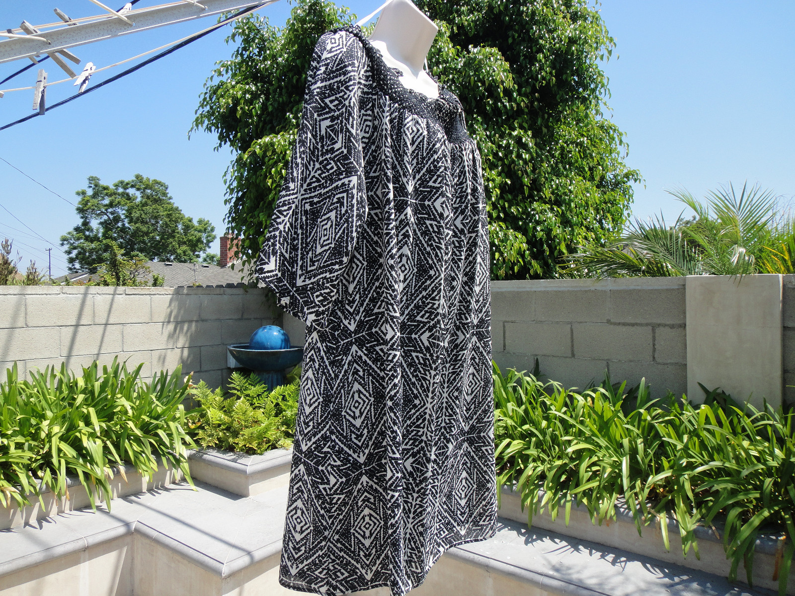 DR2 by Daniel Rainn, Lined w/Raglan Sleeve Shift Gathered Neckline Size XL,Comfy