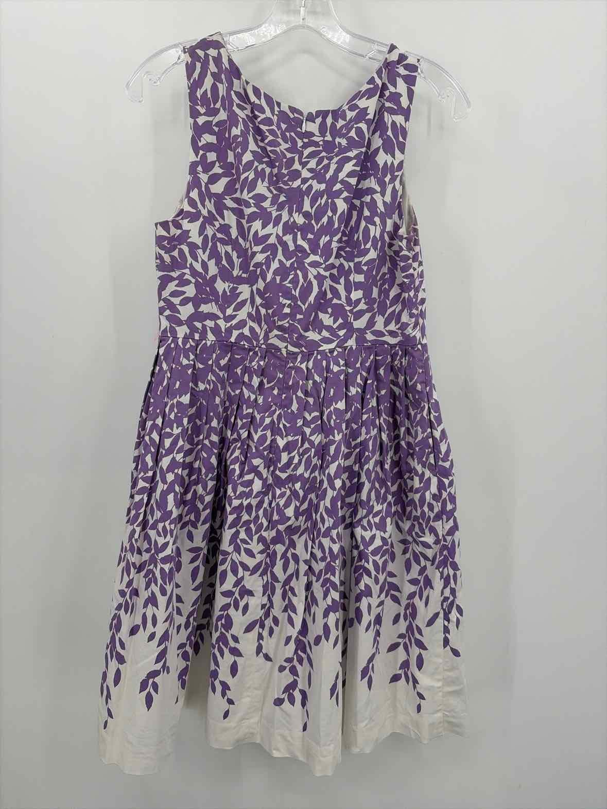 Pre-Owned Talbots White Size 4 Knee Length Sleeveless Dress