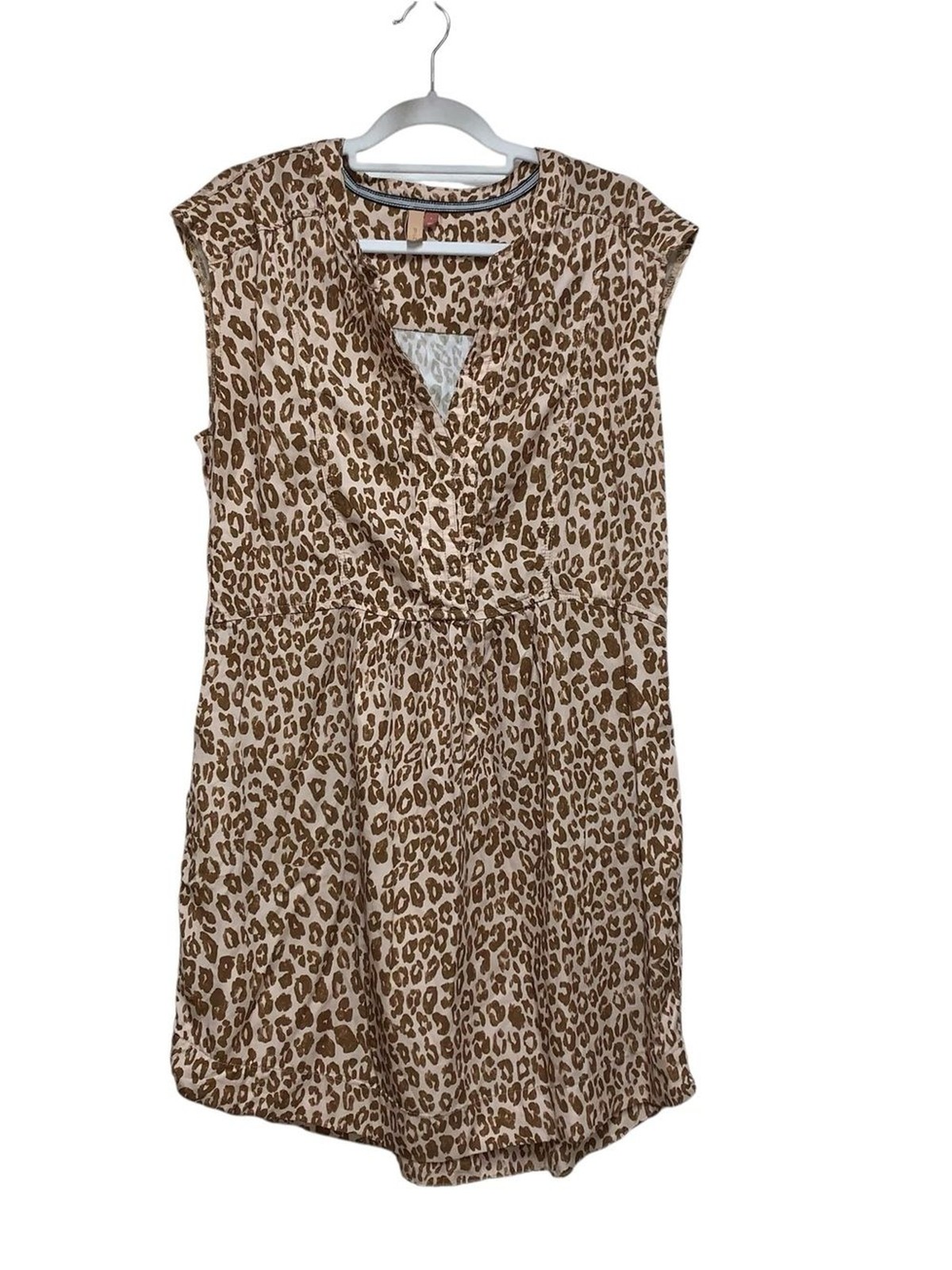 Anthropologie pilcro leopard dress Large 100% Lyocell