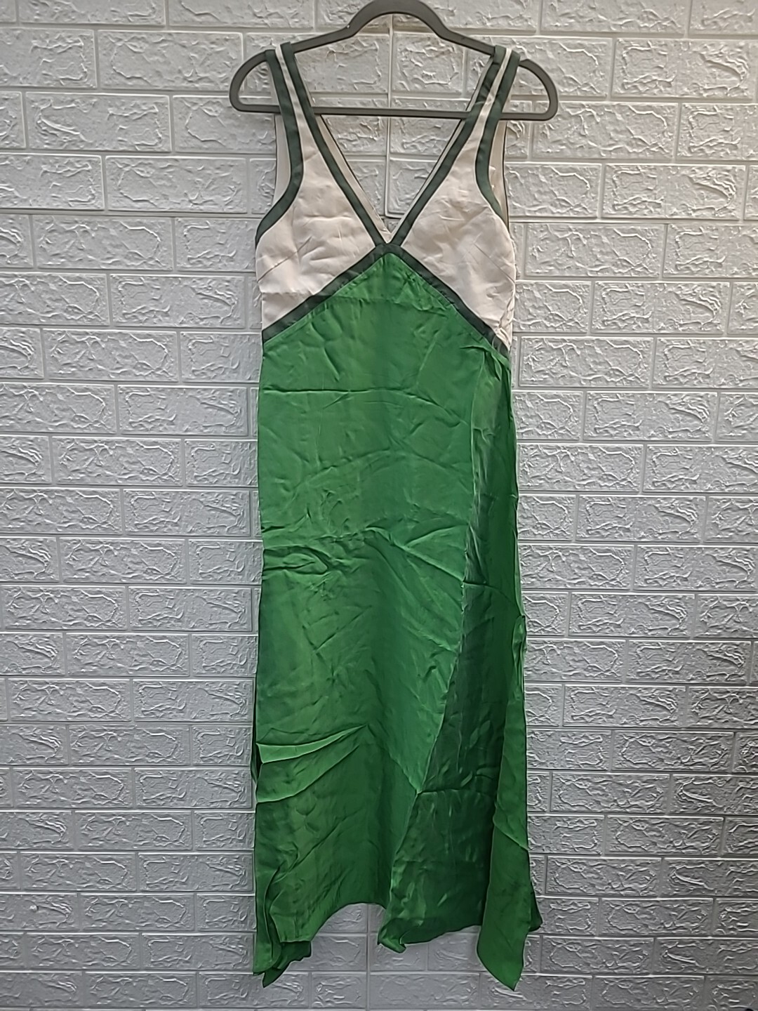New Sancia The Naomi Sleeveless Maxi Dress Green Size XL