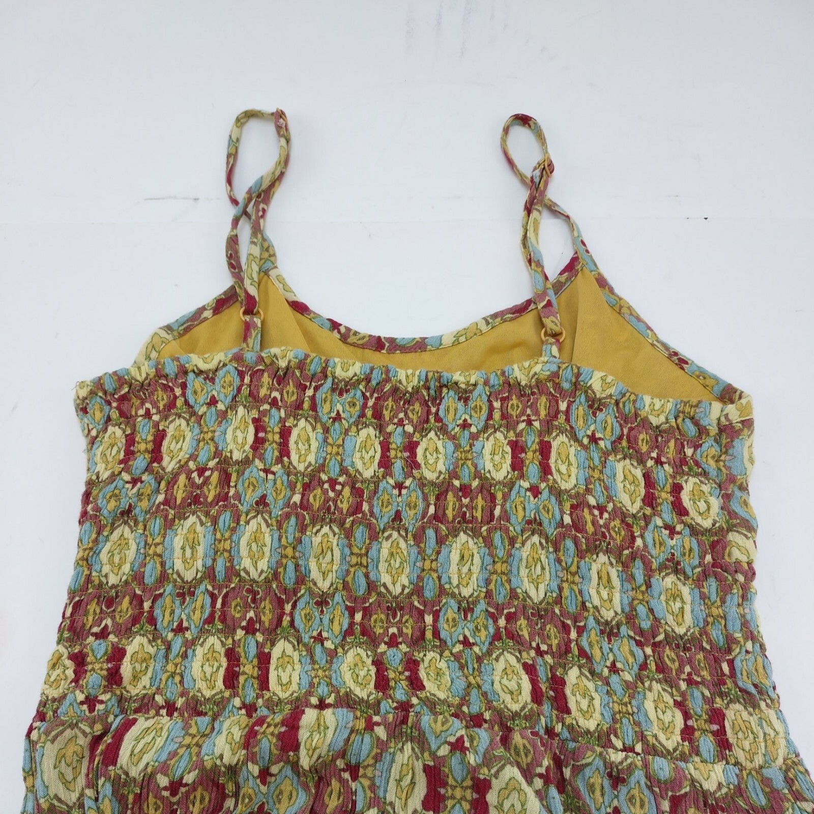 Mile Gabrielle Womens Sleeveless Floral Stretchy Dress Multicolor Size Med Used