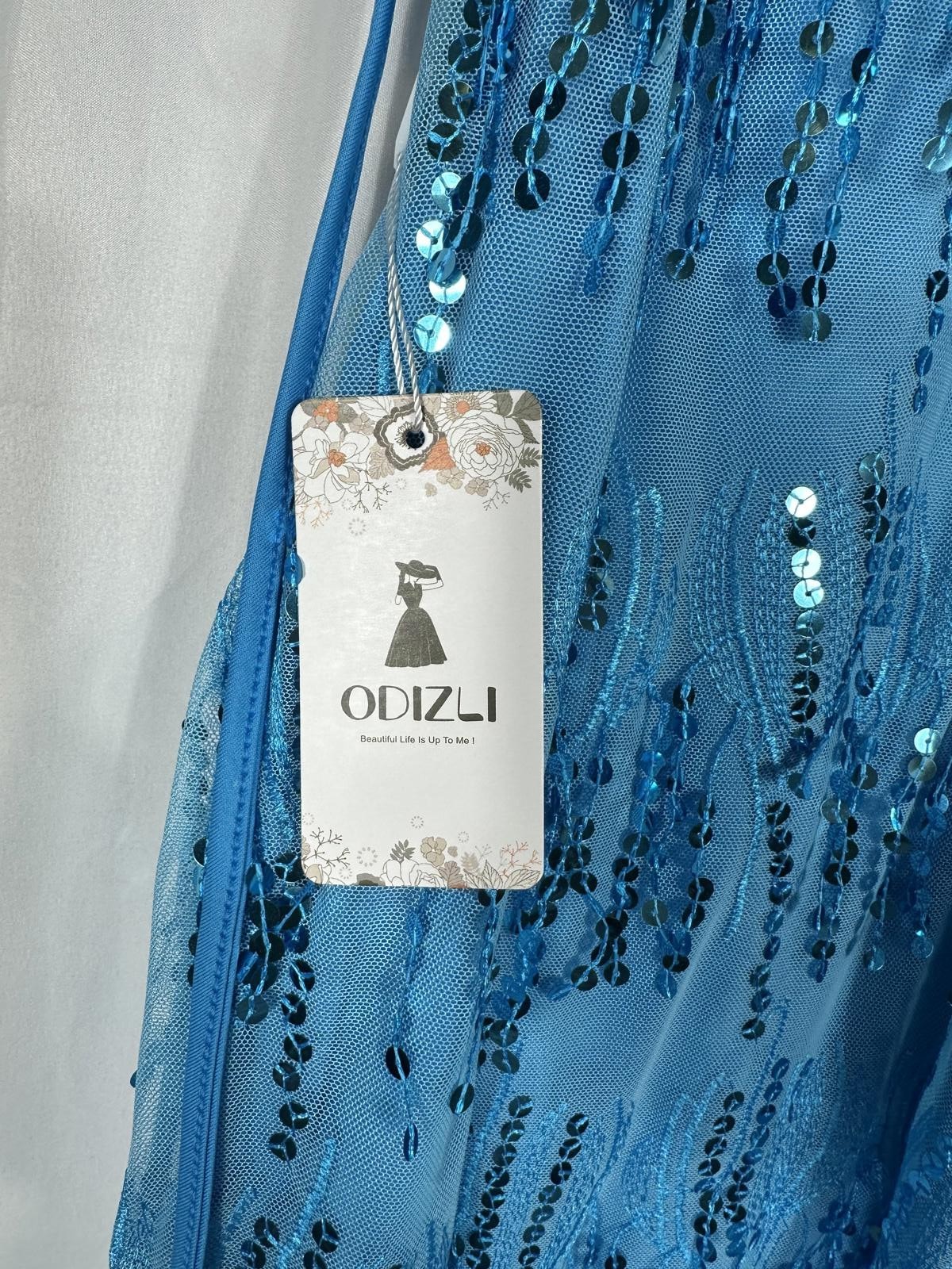 ODIZLI Women Short Sequin Homecoming Dress for Teens Sparkly Sequin Mini Prom Gg