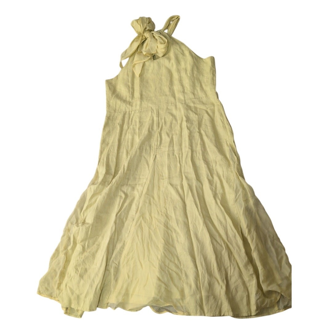 Soft Surroundings Allegory Linen Maxi Dress – Green – Size 1X – NWT