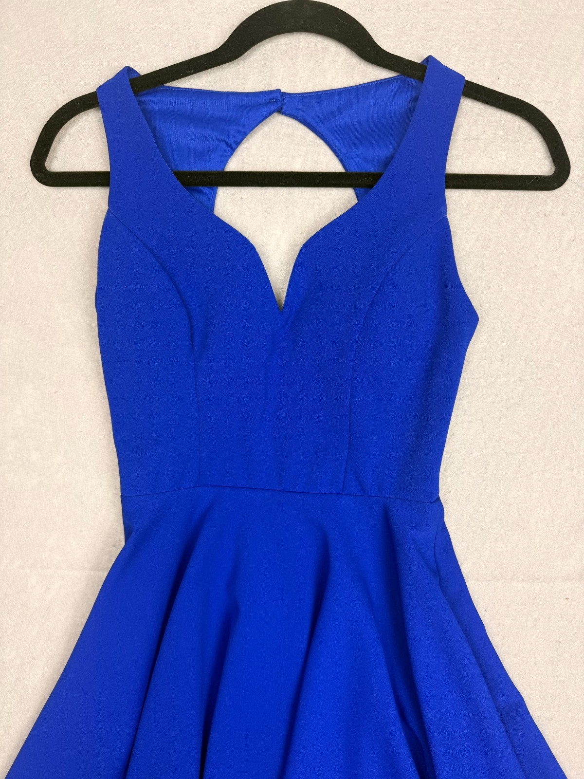 B DARLIN Junior’s Royal Blue Hi-low Fit & Flare Dress Size 0