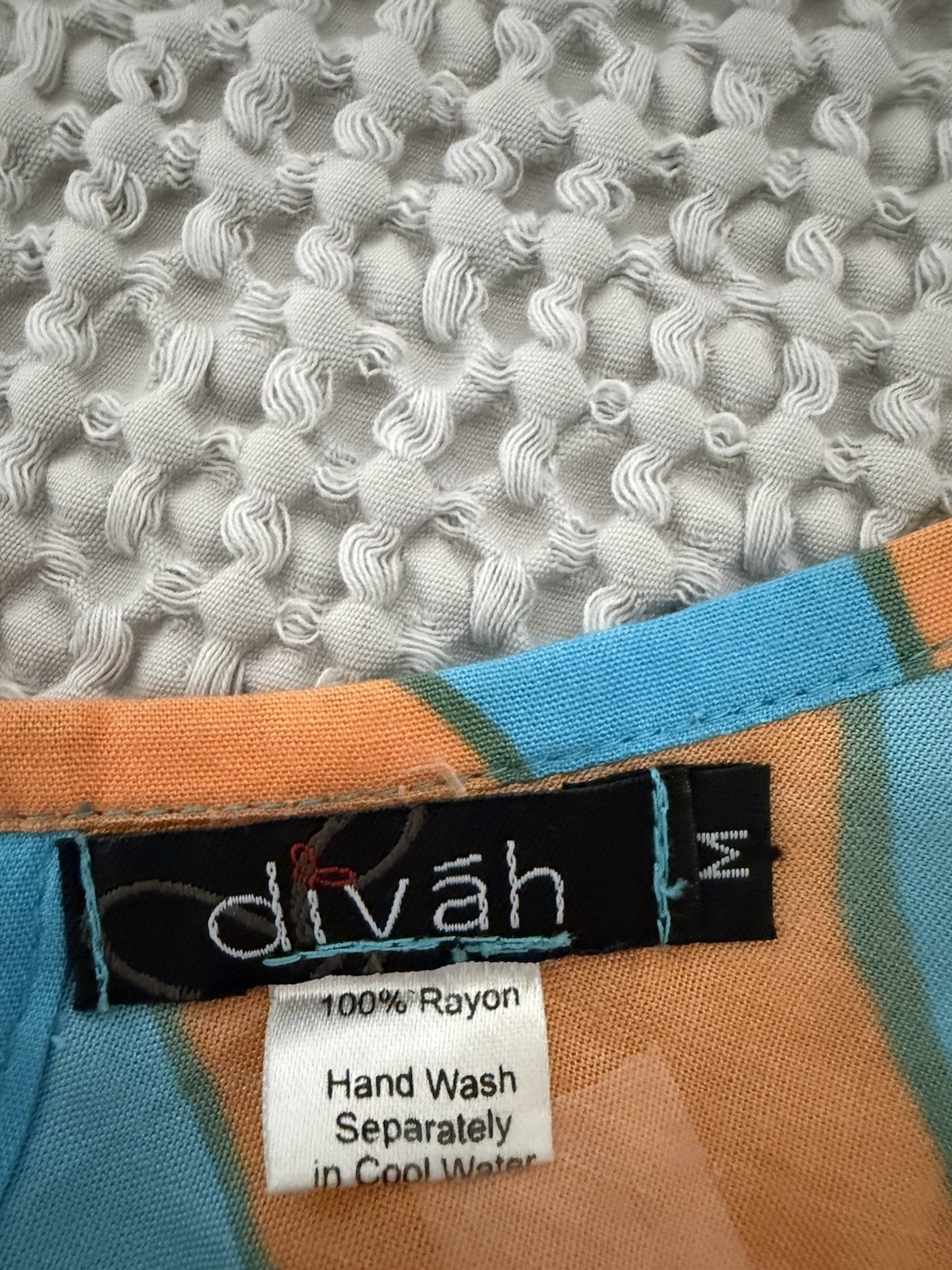 Divah Women Print Ruffle A Line Sleeveless Tank Dress Sundress Summer Sz M
