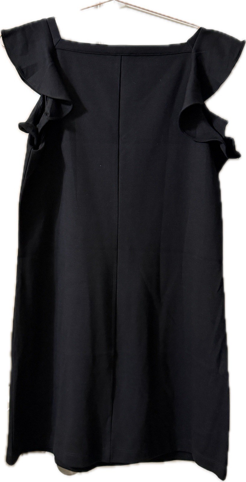 Free Assembly Cotton Flutter Sleeve Dress New with Tags Size Large / Black NWT