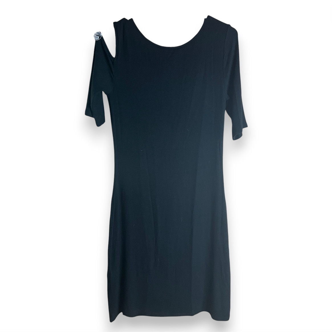 NWT Goldray Black Cold Shoulder Dress Cut Out Short Sleeve Bodycon Party M